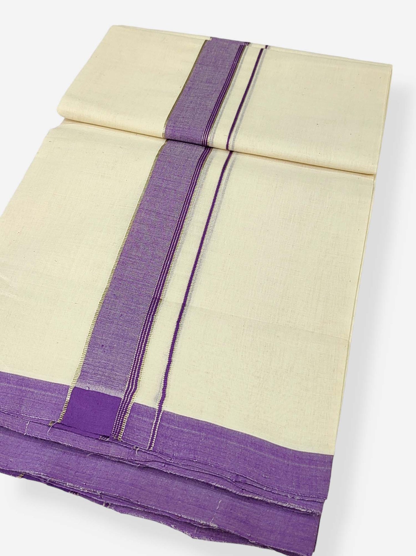Kerala Balaramapuram Handloom Mundu/Dhoti Pure Cotton