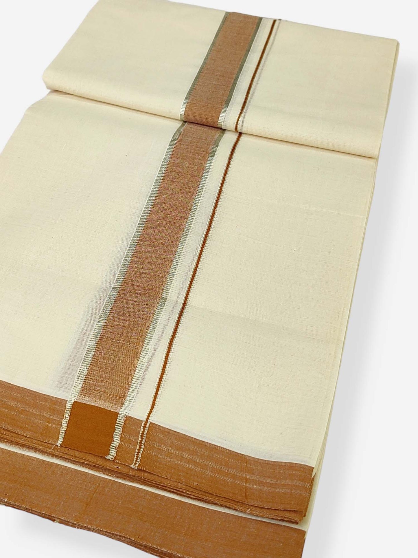 Kerala Balaramapuram Handloom Mundu/Dhoti Pure Cotton