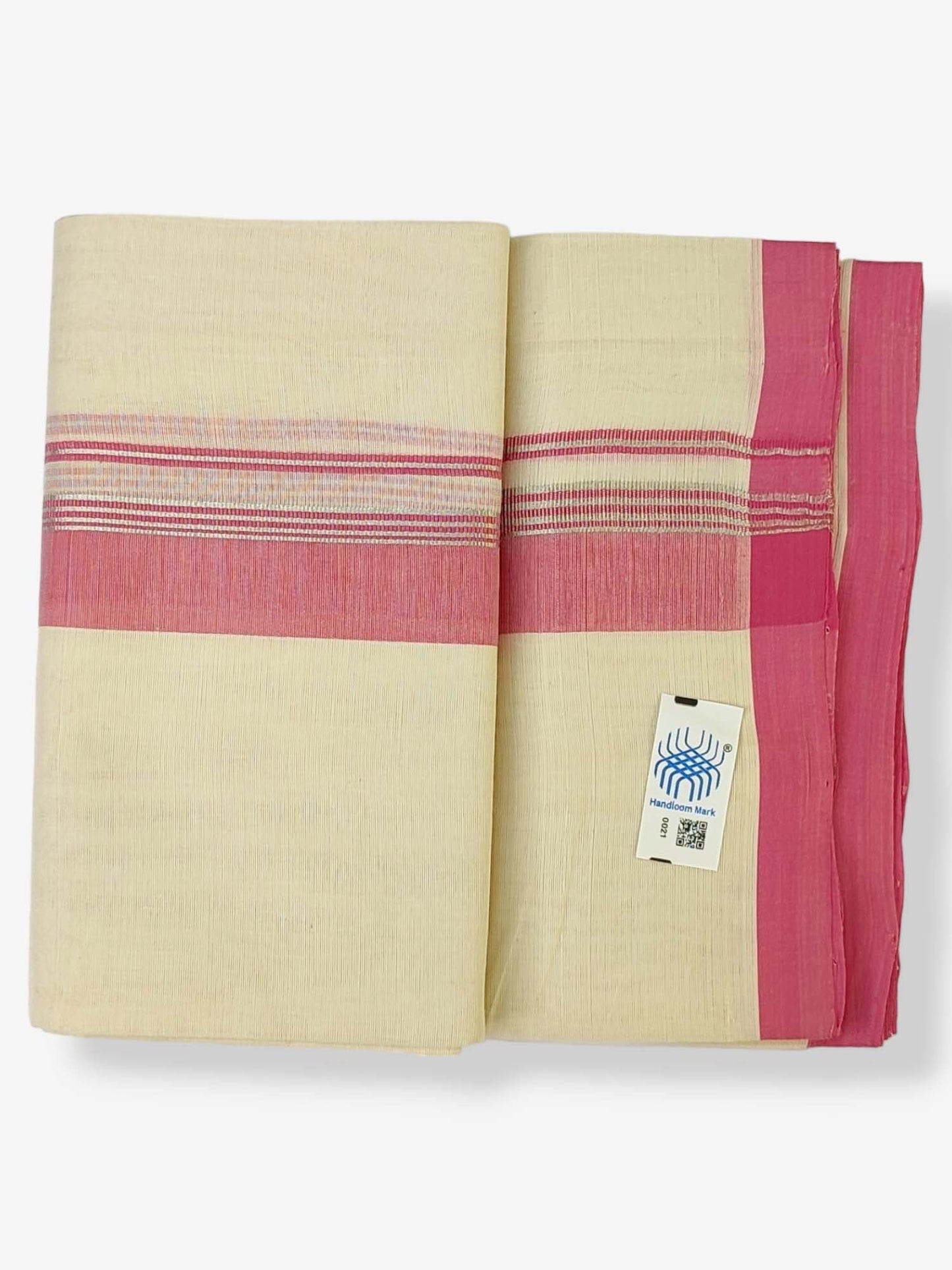 Kerala Balaramapuram Handloom Mundu/Dhoti Pure Cotton