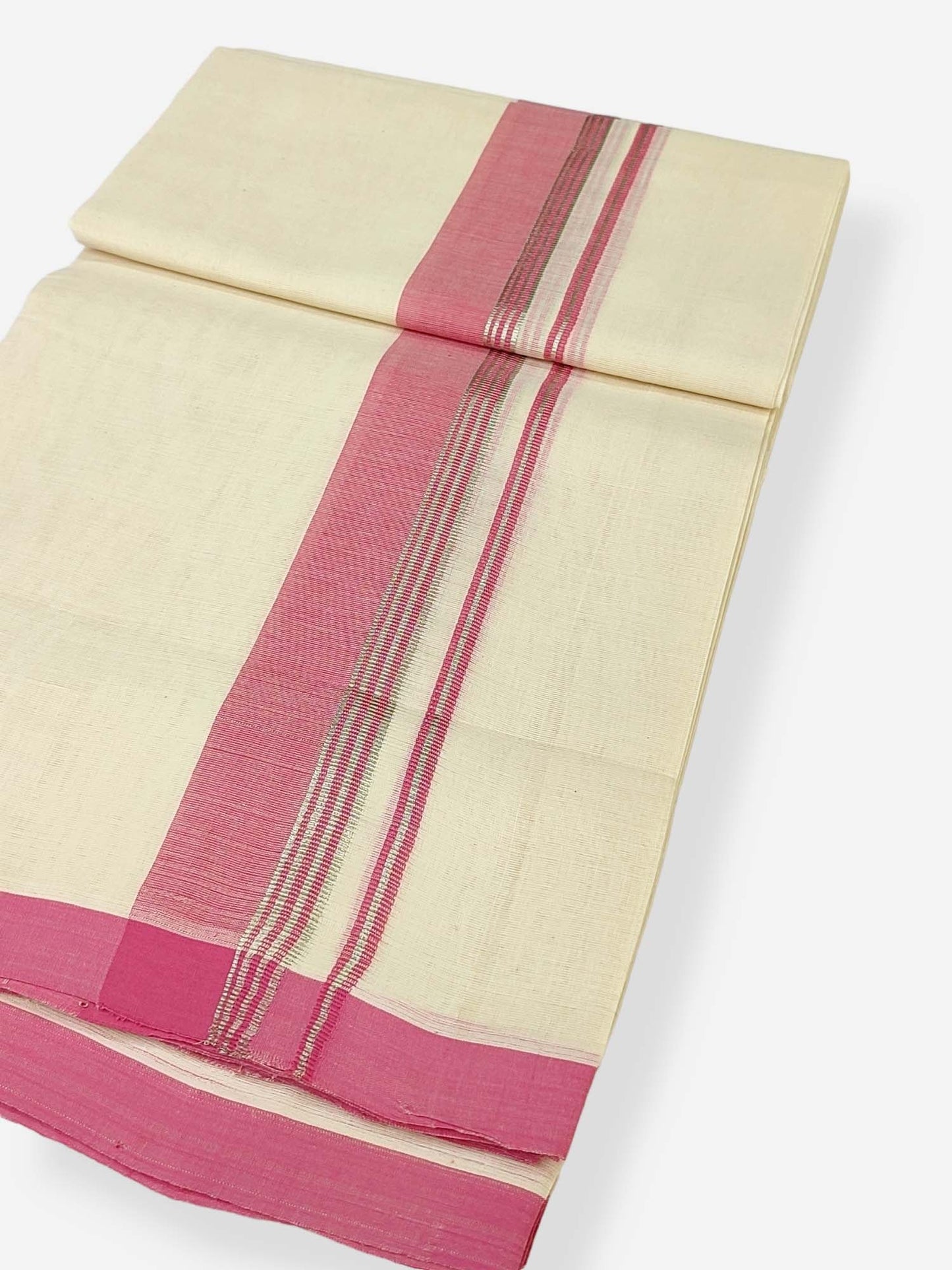 Kerala Balaramapuram Handloom Mundu/Dhoti Pure Cotton