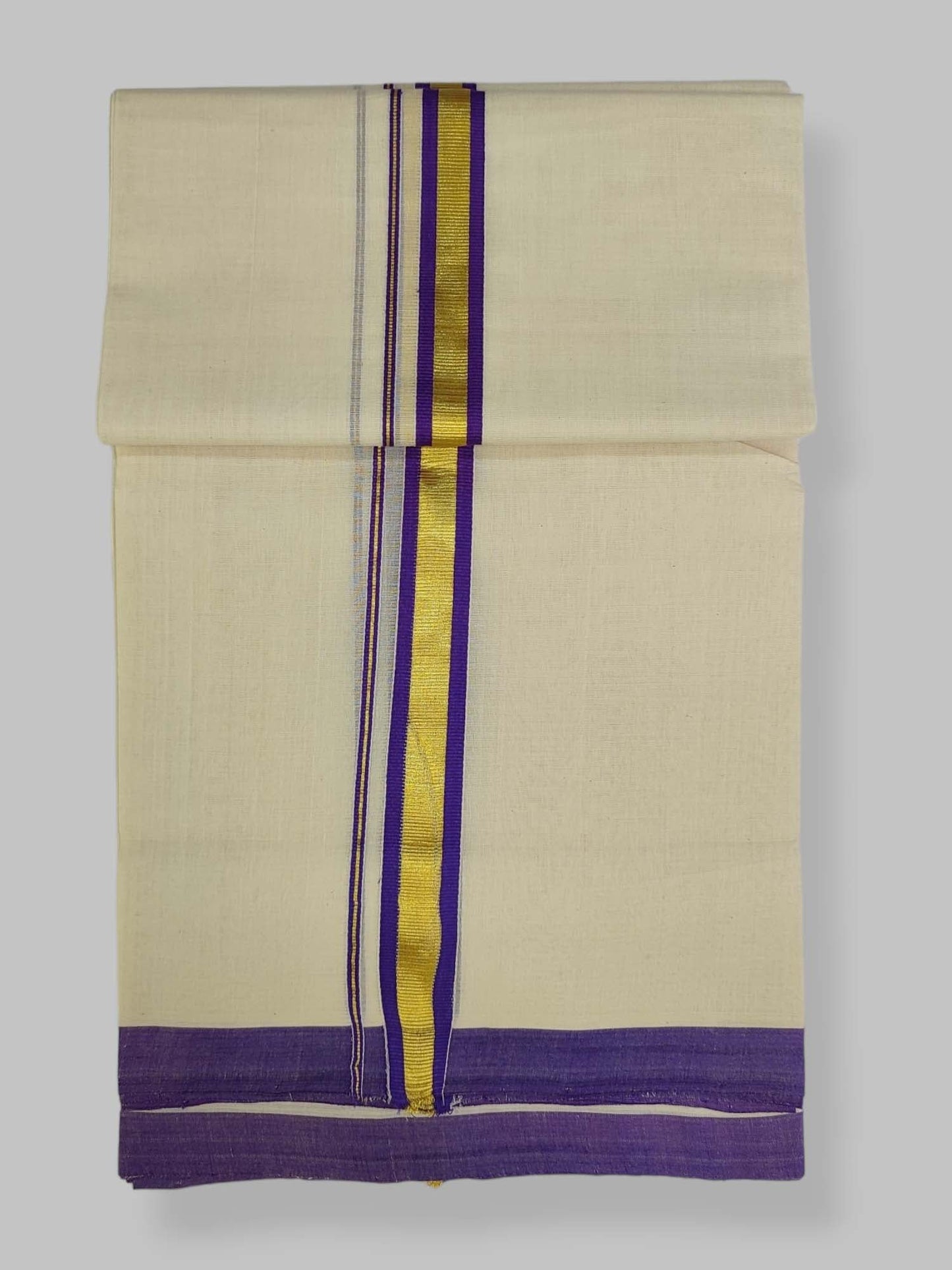 Kerala Balaramapuram Handloom Mundu/Dhoti Pure Cotton