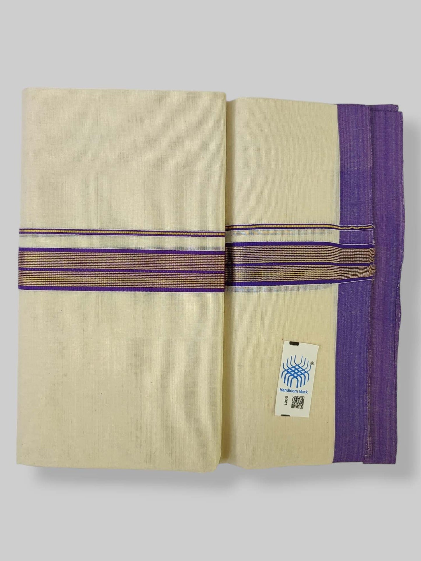 Kerala Balaramapuram Handloom Mundu/Dhoti Pure Cotton