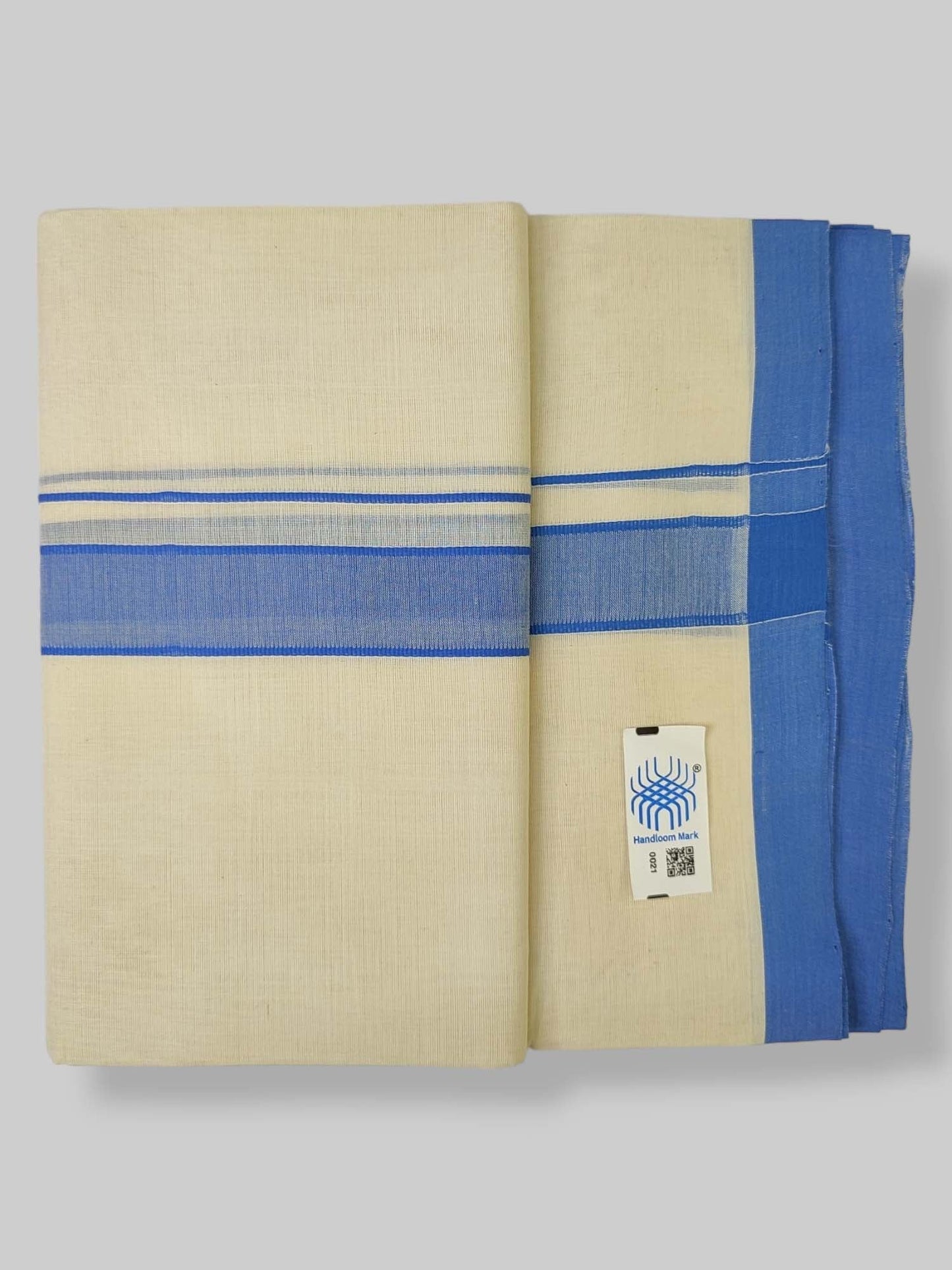 Kerala Balaramapuram Handloom Mundu/Dhoti Pure Cotton