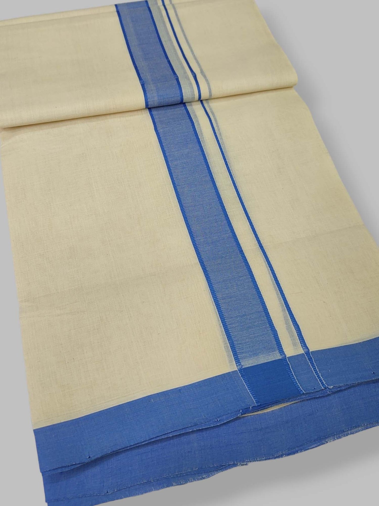 Kerala Balaramapuram Handloom Mundu/Dhoti Pure Cotton