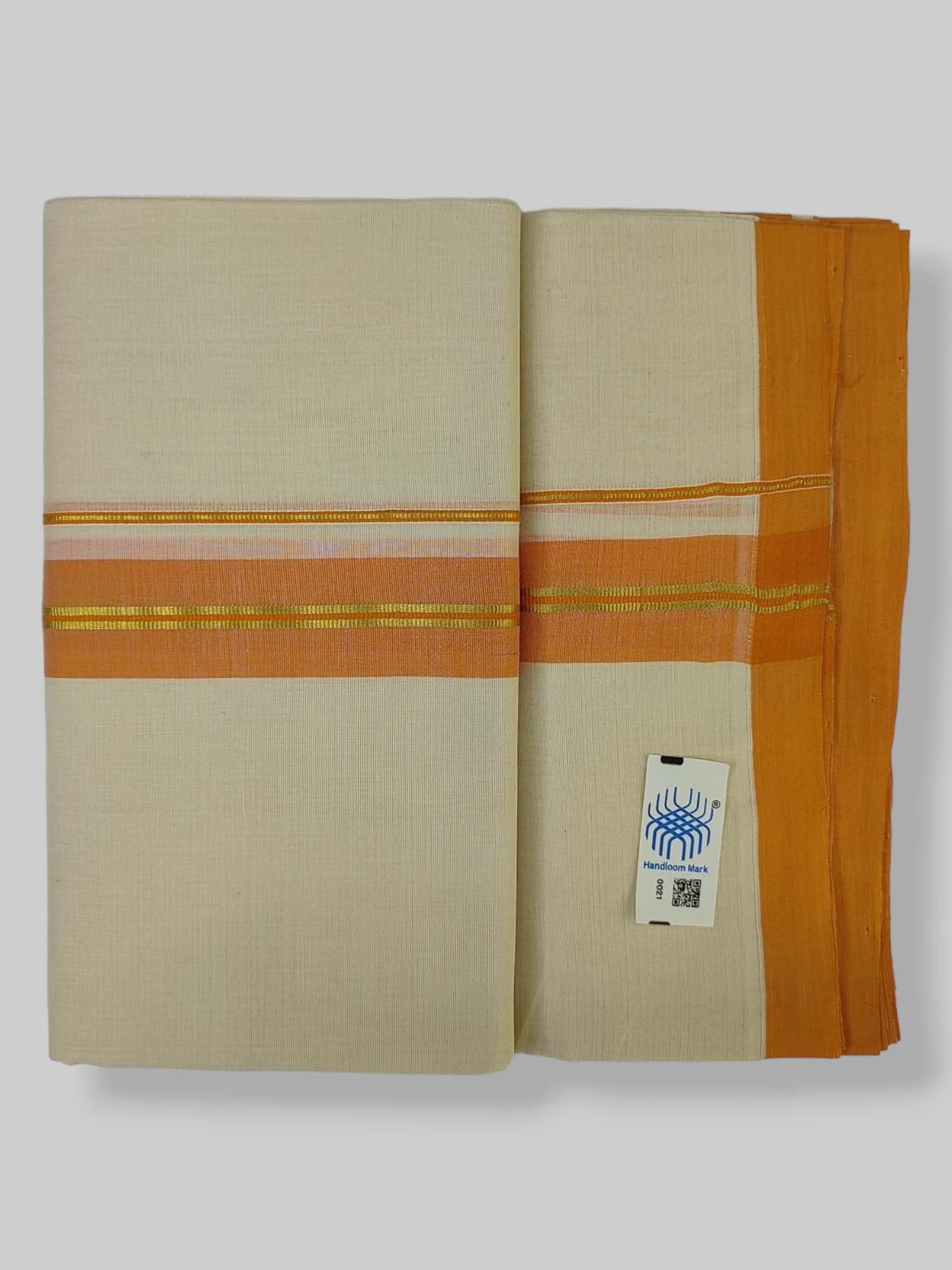 Kerala Balaramapuram Handloom Mundu/Dhoti Pure Cotton