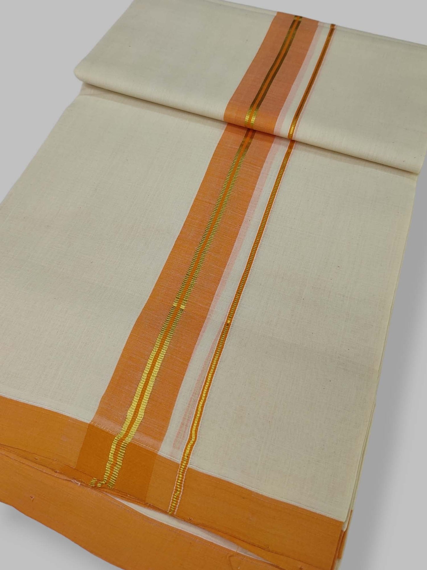 Kerala Balaramapuram Handloom Mundu/Dhoti Pure Cotton