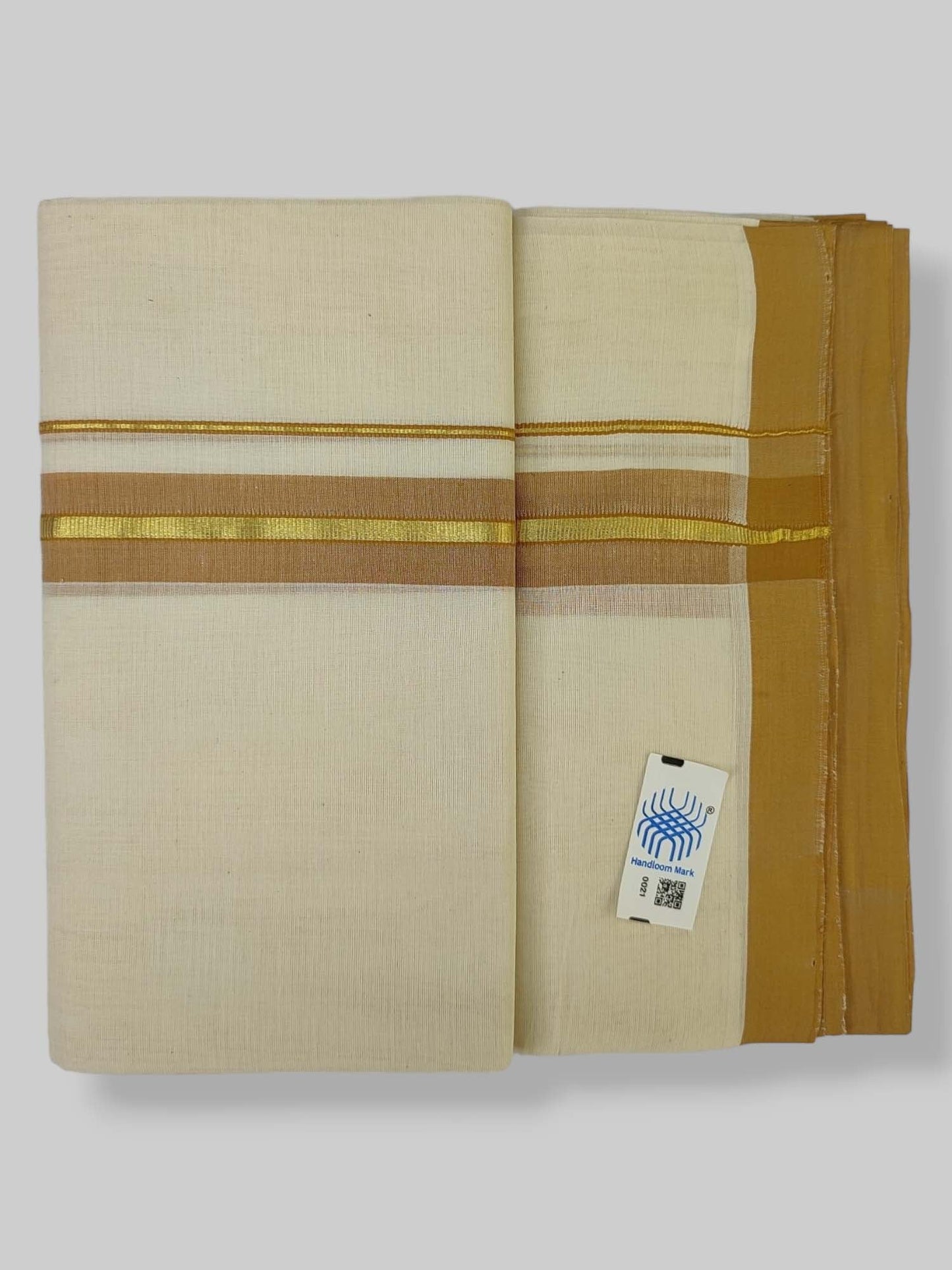 Kerala Balaramapuram Handloom Mundu/Dhoti Pure Cotton