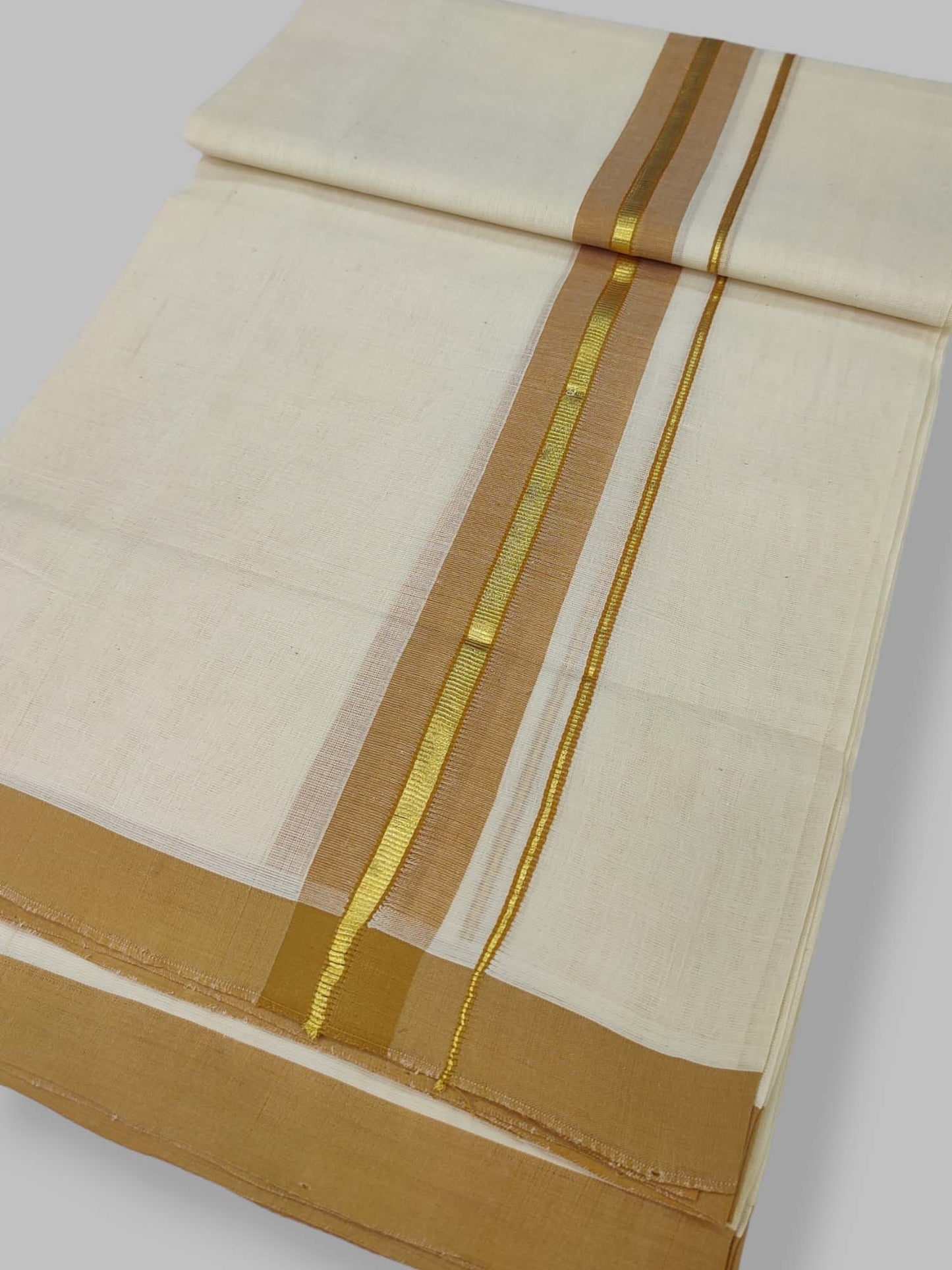 Kerala Balaramapuram Handloom Mundu/Dhoti Pure Cotton