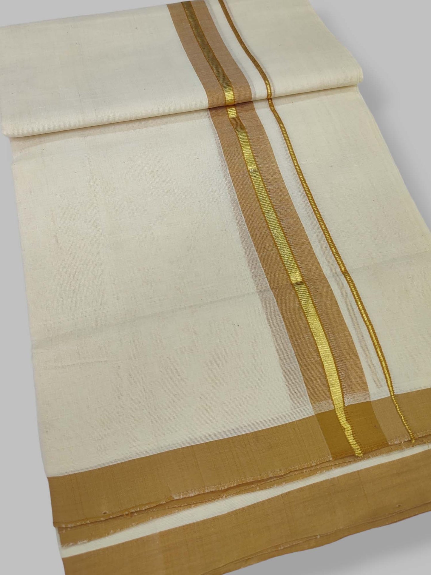 Kerala Balaramapuram Handloom Mundu/Dhoti Pure Cotton