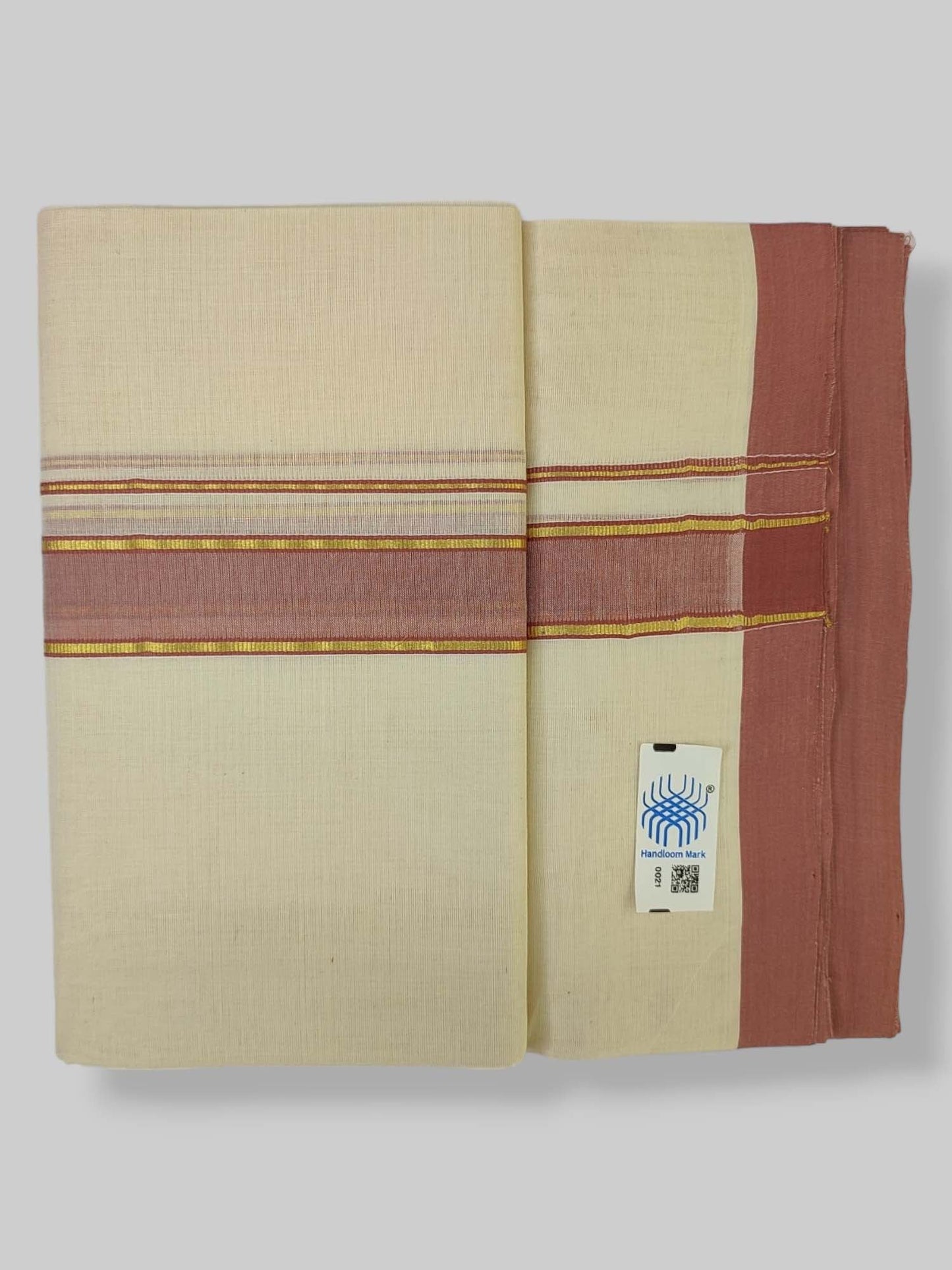 Kerala Balaramapuram Handloom Mundu/Dhoti Pure Cotton