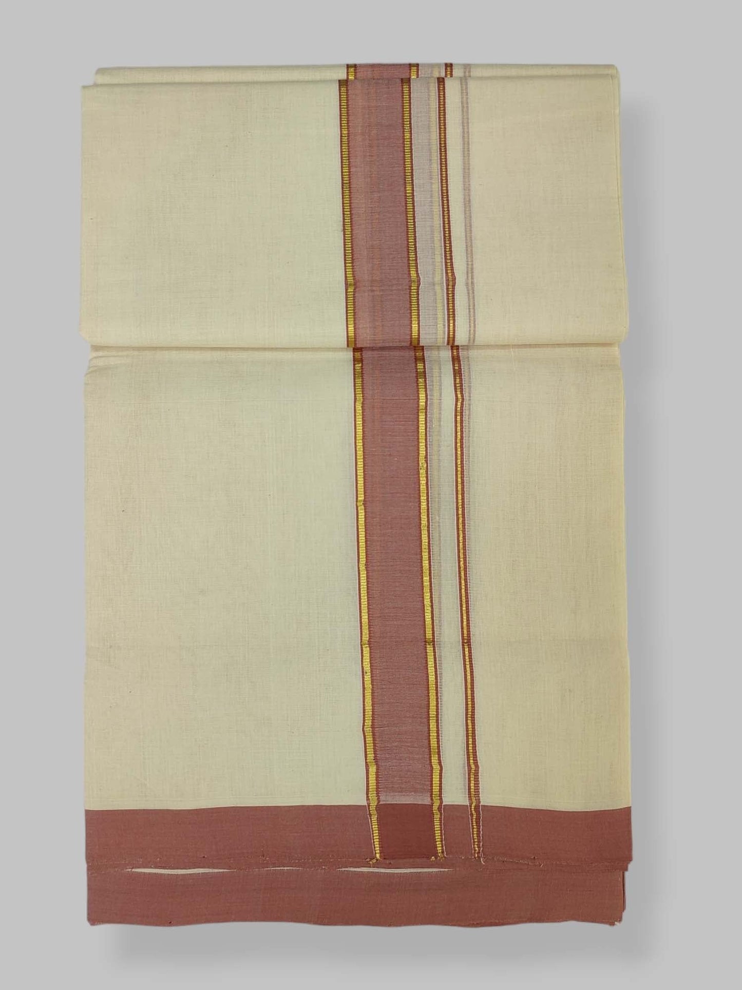 Kerala Balaramapuram Handloom Mundu/Dhoti Pure Cotton