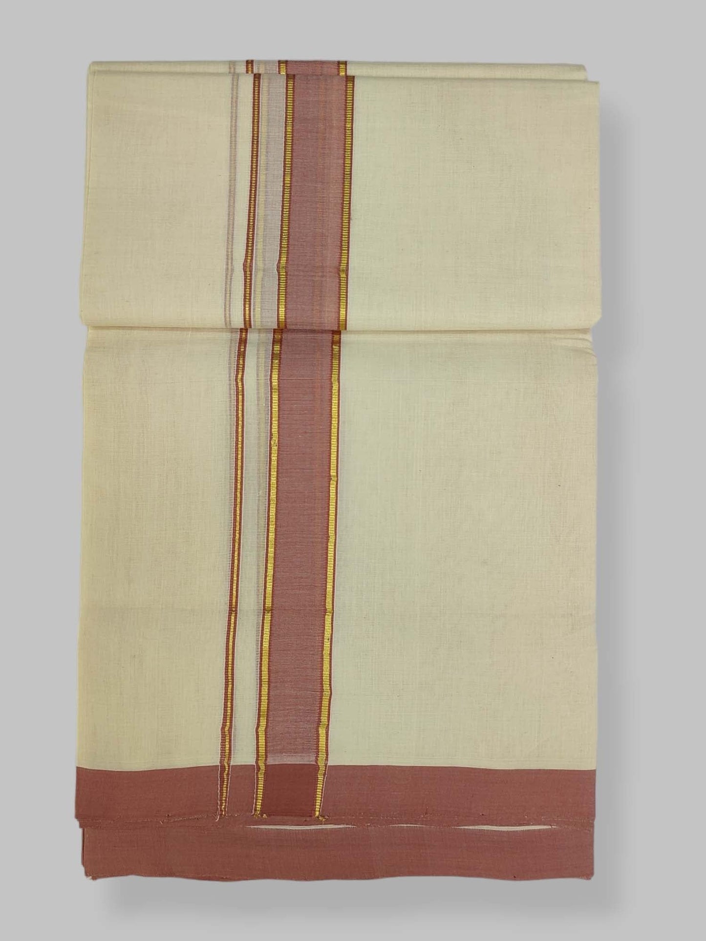 Kerala Balaramapuram Handloom Mundu/Dhoti Pure Cotton