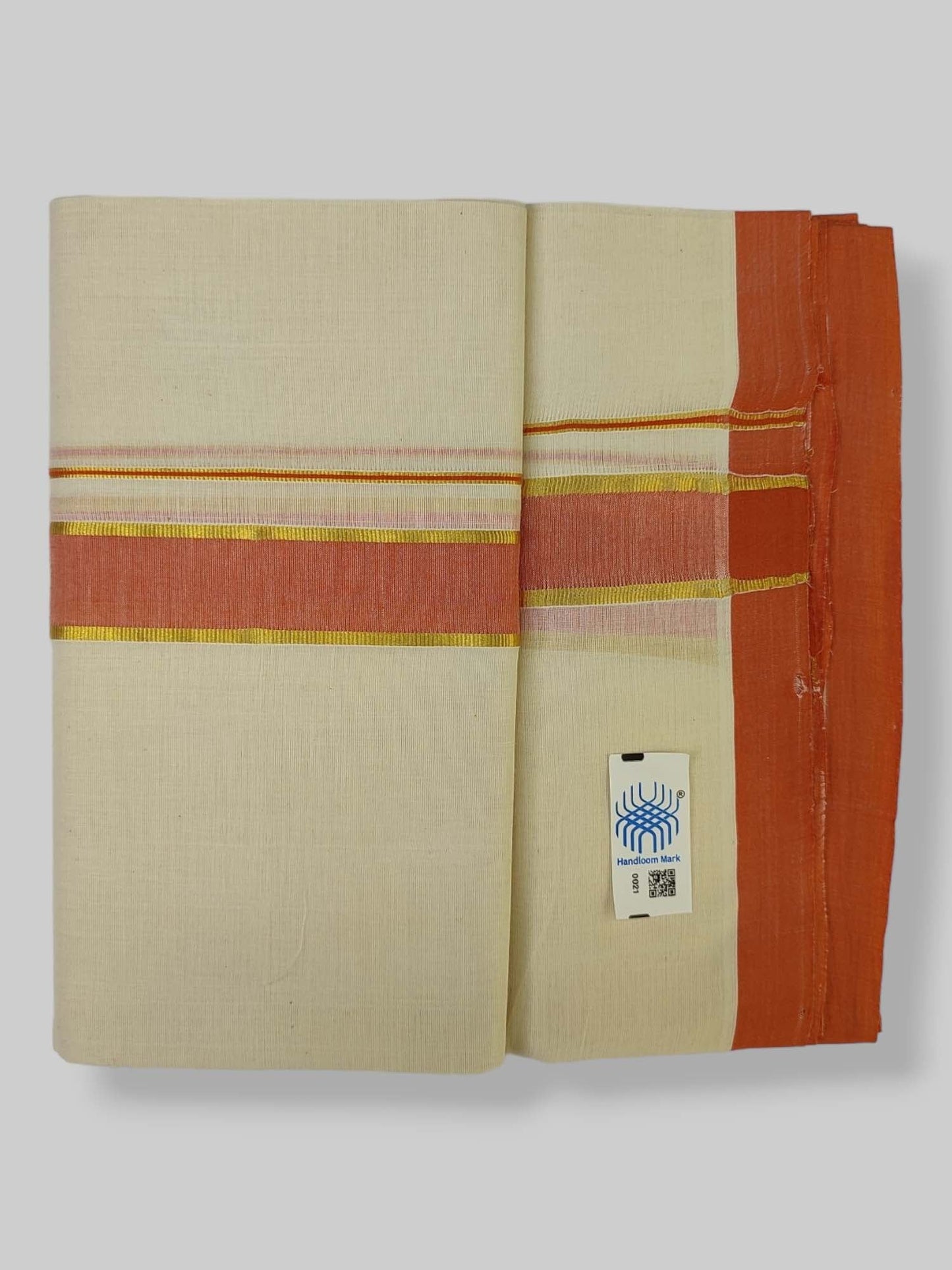 Kerala Balaramapuram Handloom Mundu/Dhoti Pure Cotton