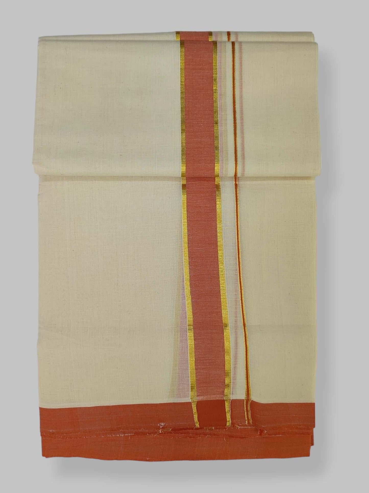 Kerala Balaramapuram Handloom Mundu/Dhoti Pure Cotton