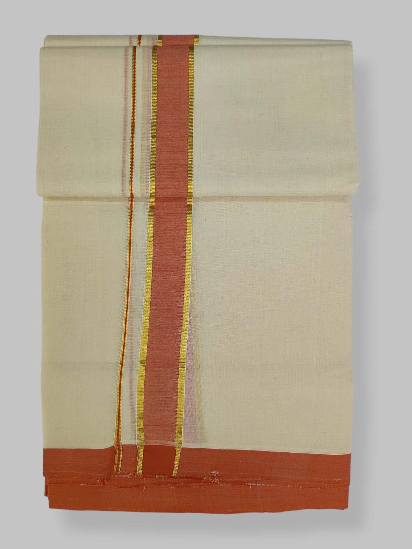 Kerala Balaramapuram Handloom Mundu/Dhoti Pure Cotton