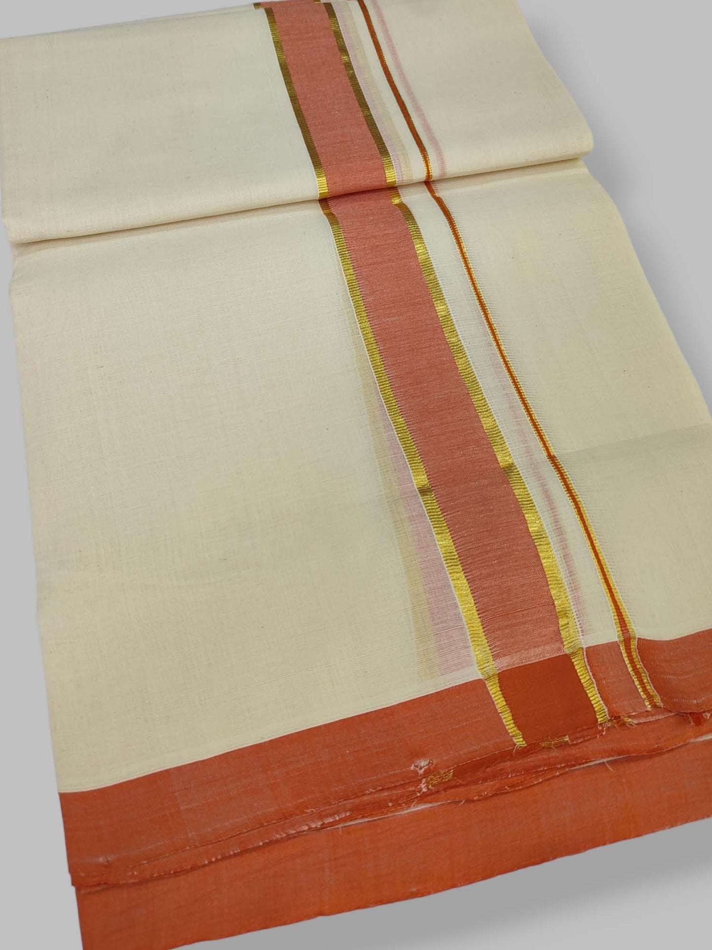 Kerala Balaramapuram Handloom Mundu/Dhoti Pure Cotton