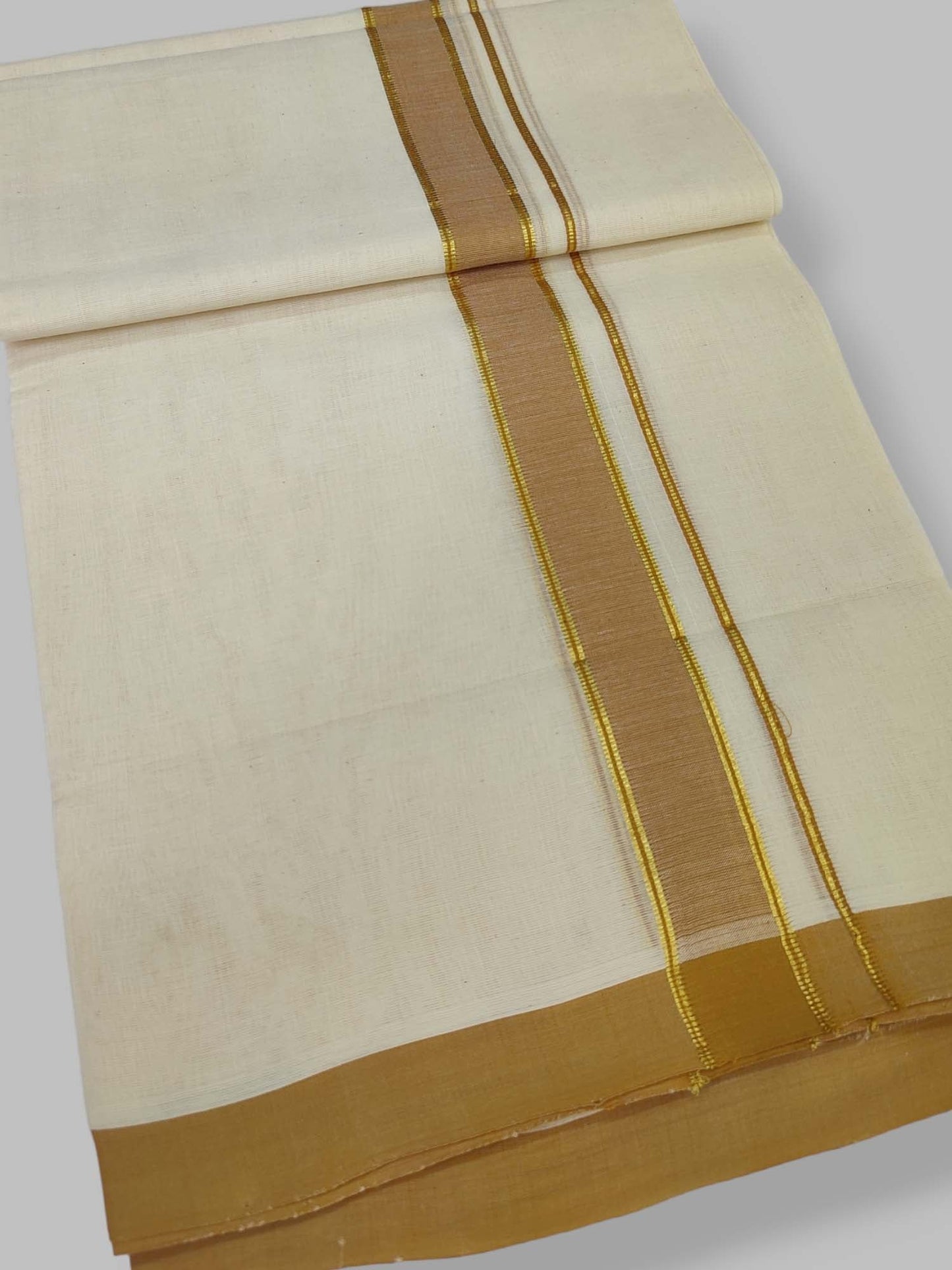 Kerala Balaramapuram Handloom Mundu/Dhoti Pure Cotton