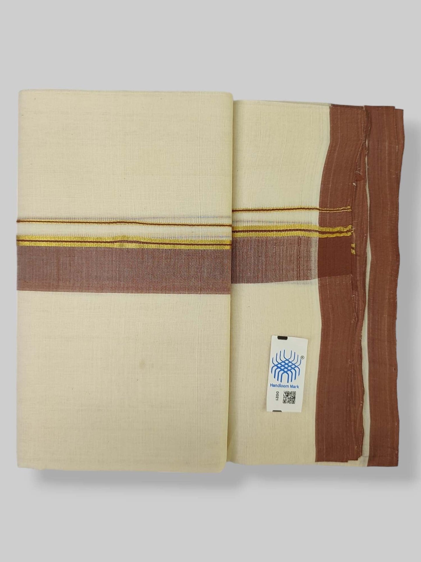 Kerala Balaramapuram Handloom Mundu/Dhoti Pure Cotton