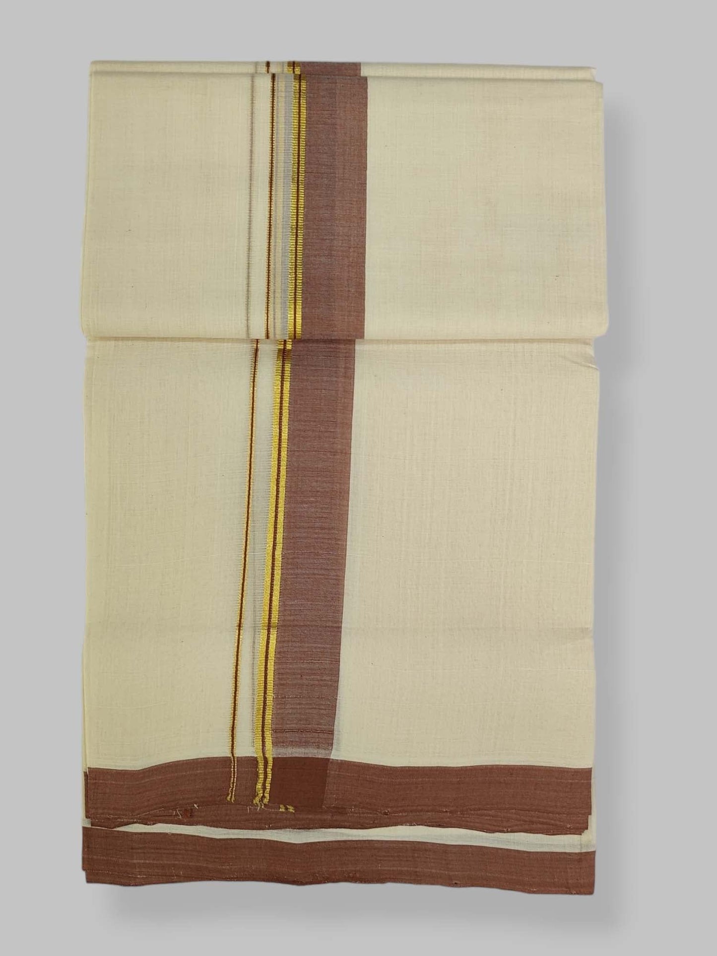Kerala Balaramapuram Handloom Mundu/Dhoti Pure Cotton