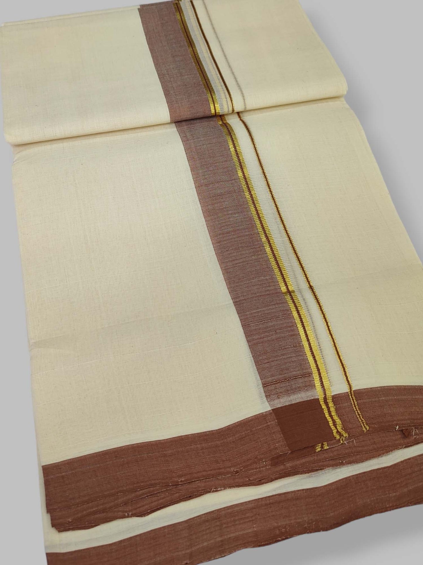 Kerala Balaramapuram Handloom Mundu/Dhoti Pure Cotton