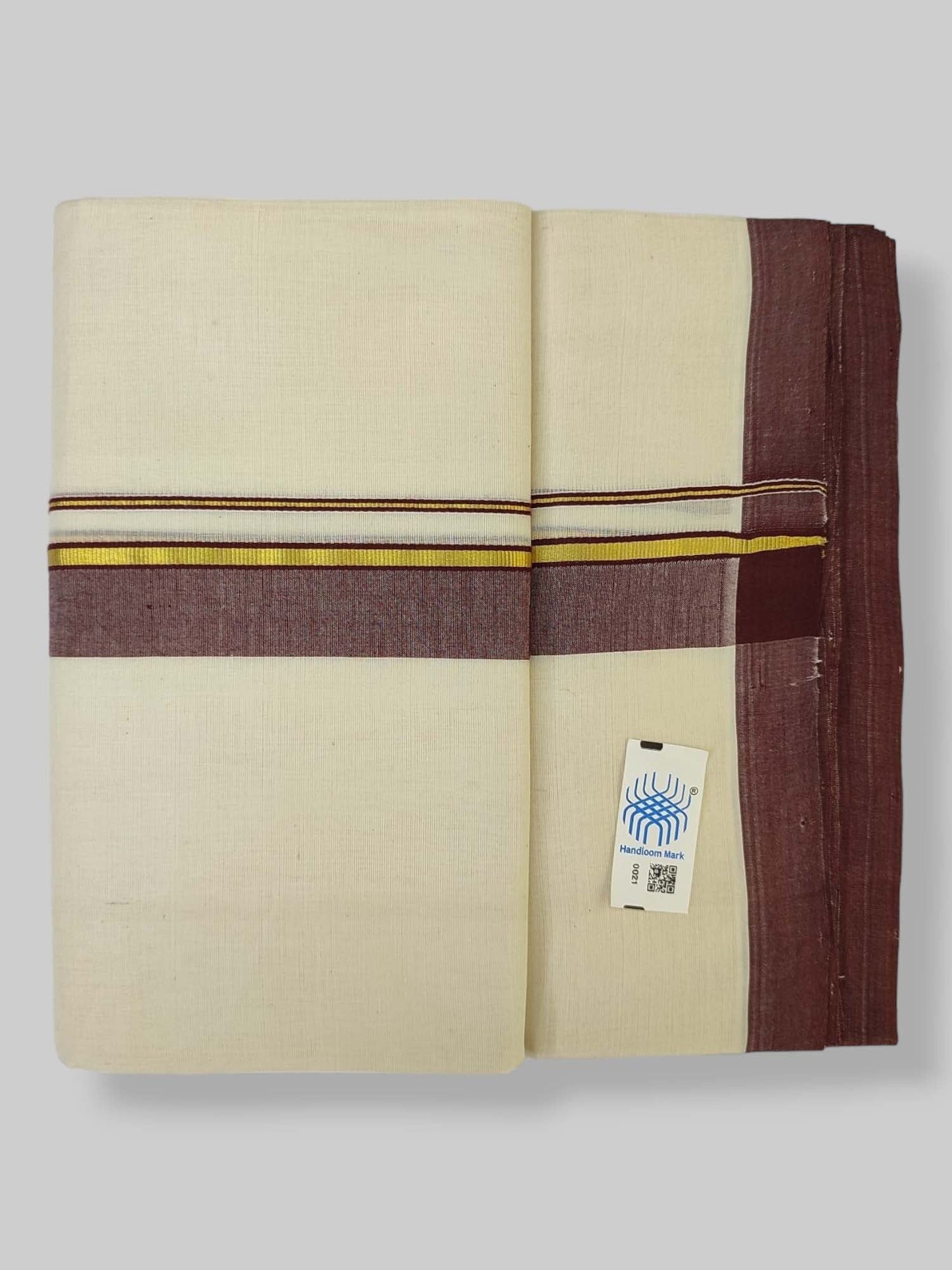 Kerala Balaramapuram Handloom Mundu/Dhoti Pure Cotton