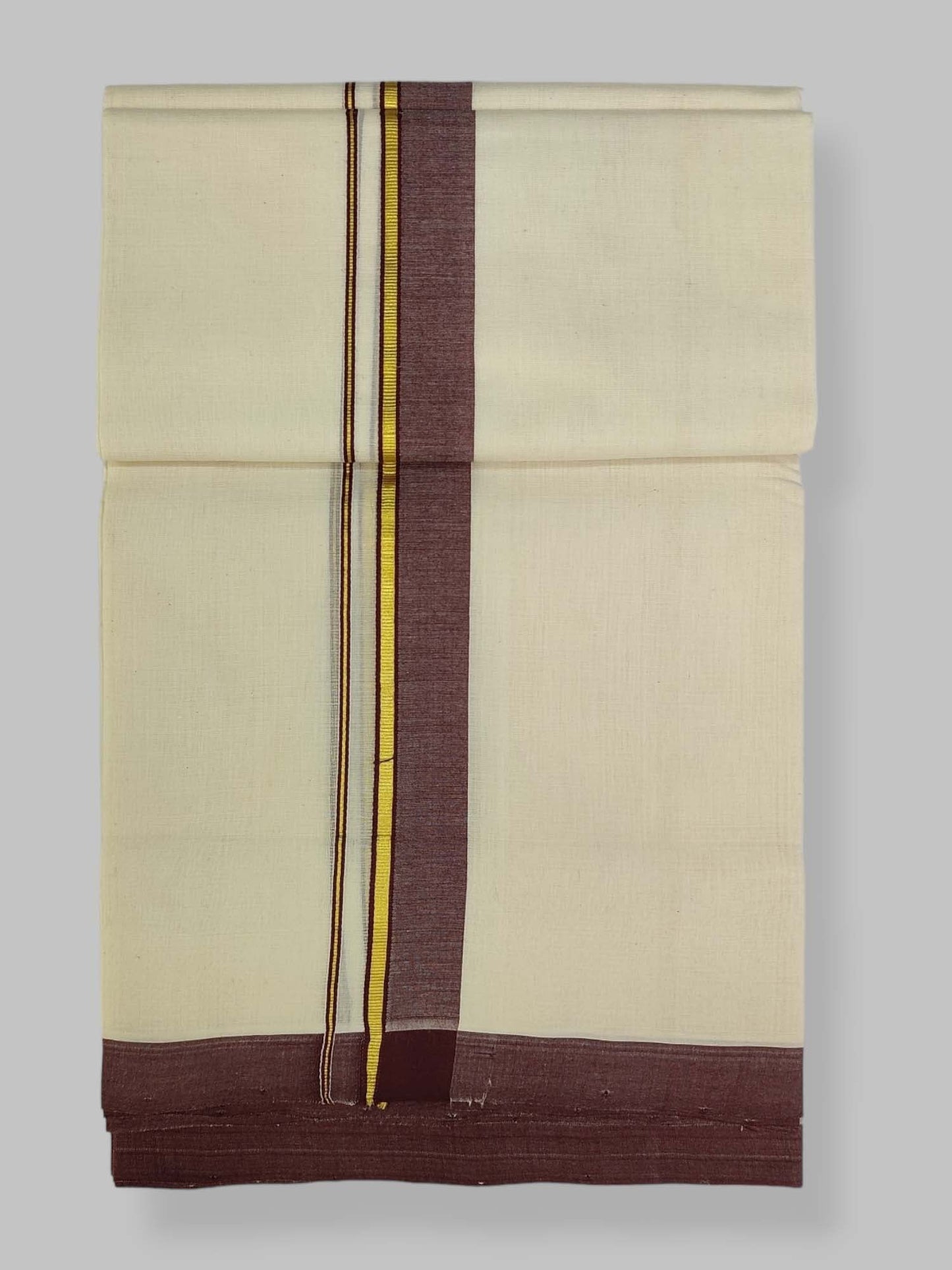 Kerala Balaramapuram Handloom Mundu/Dhoti Pure Cotton