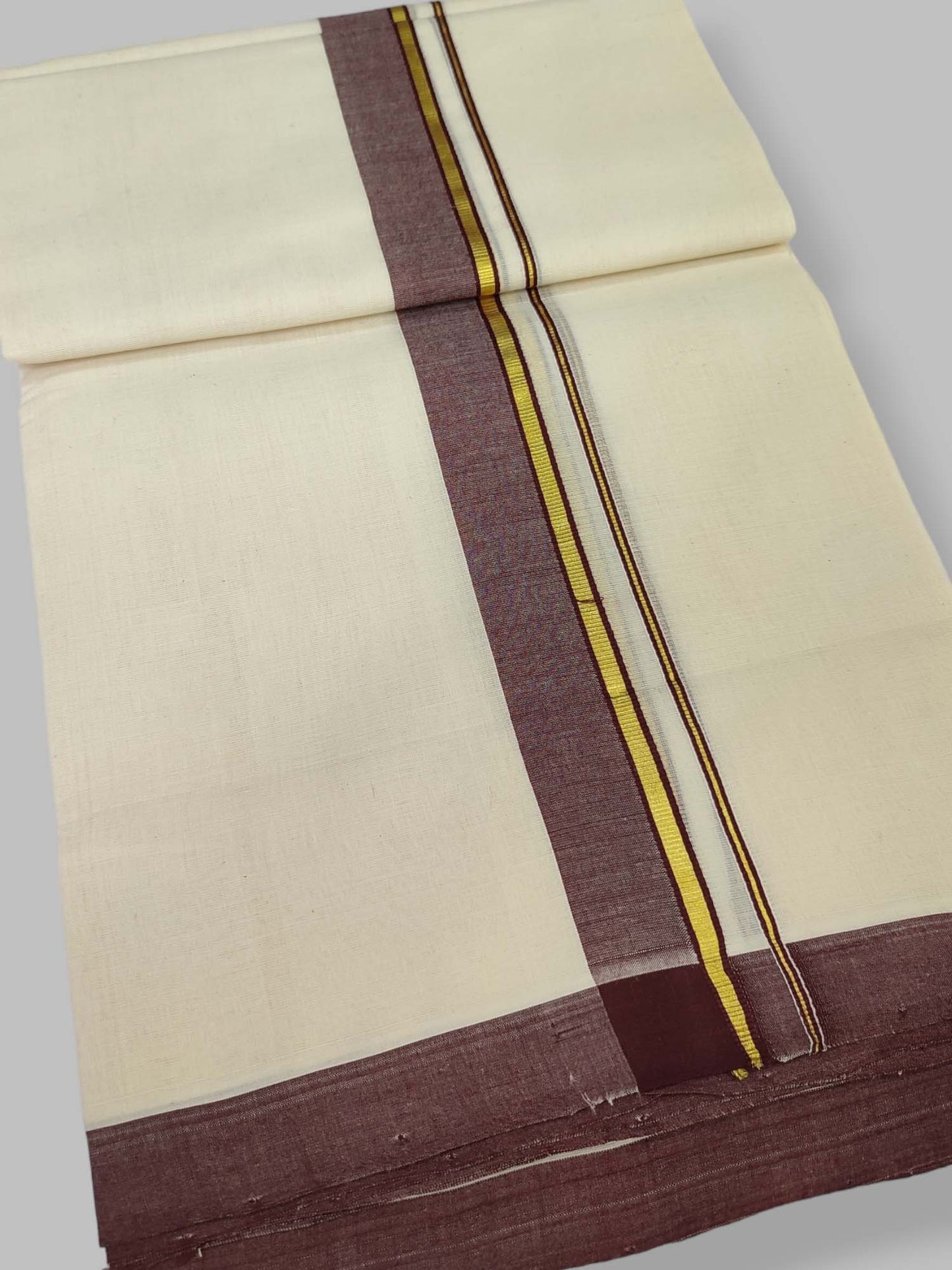 Kerala Balaramapuram Handloom Mundu/Dhoti Pure Cotton