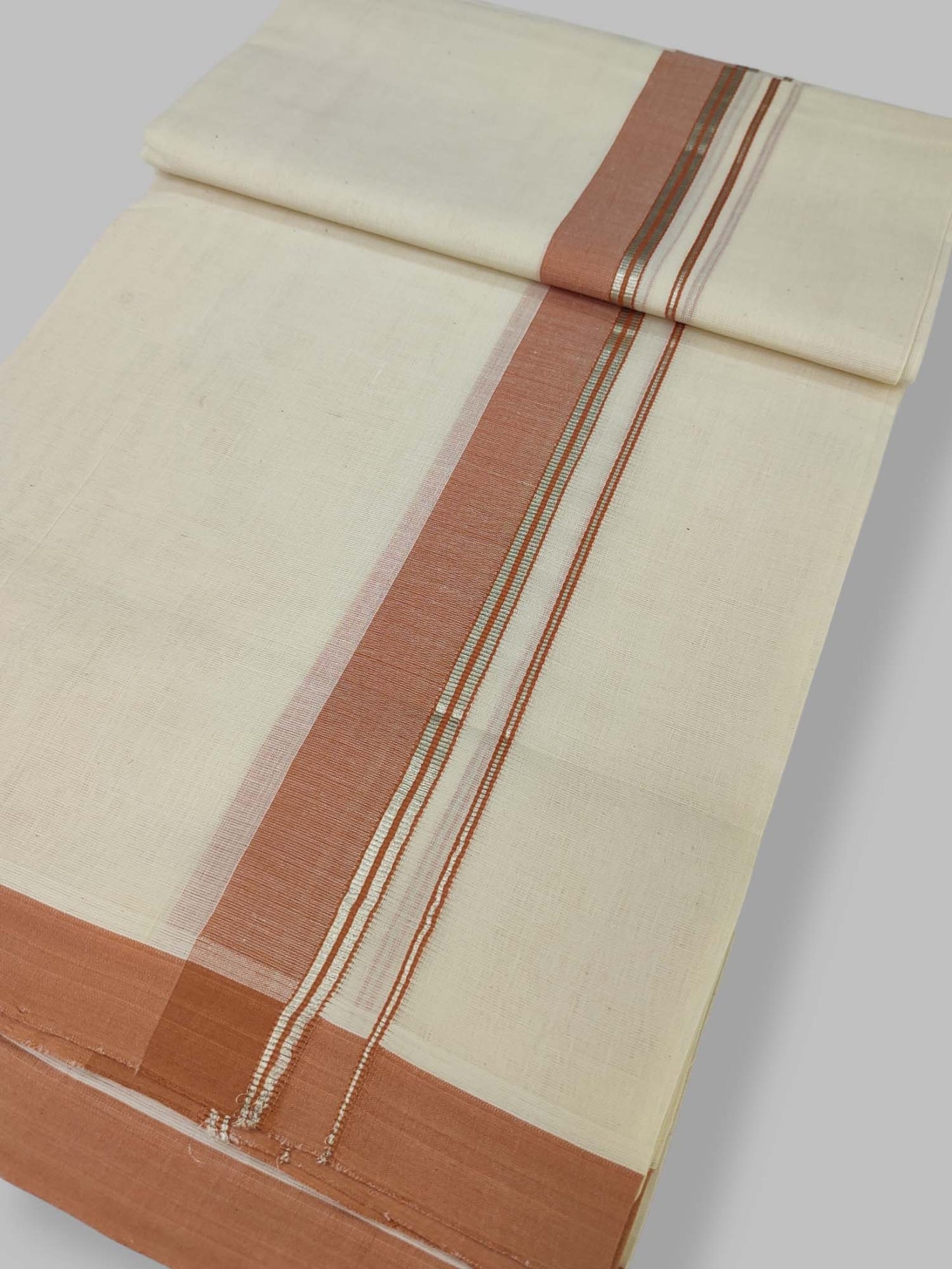 Kerala Balaramapuram Handloom Mundu/Dhoti Pure Cotton