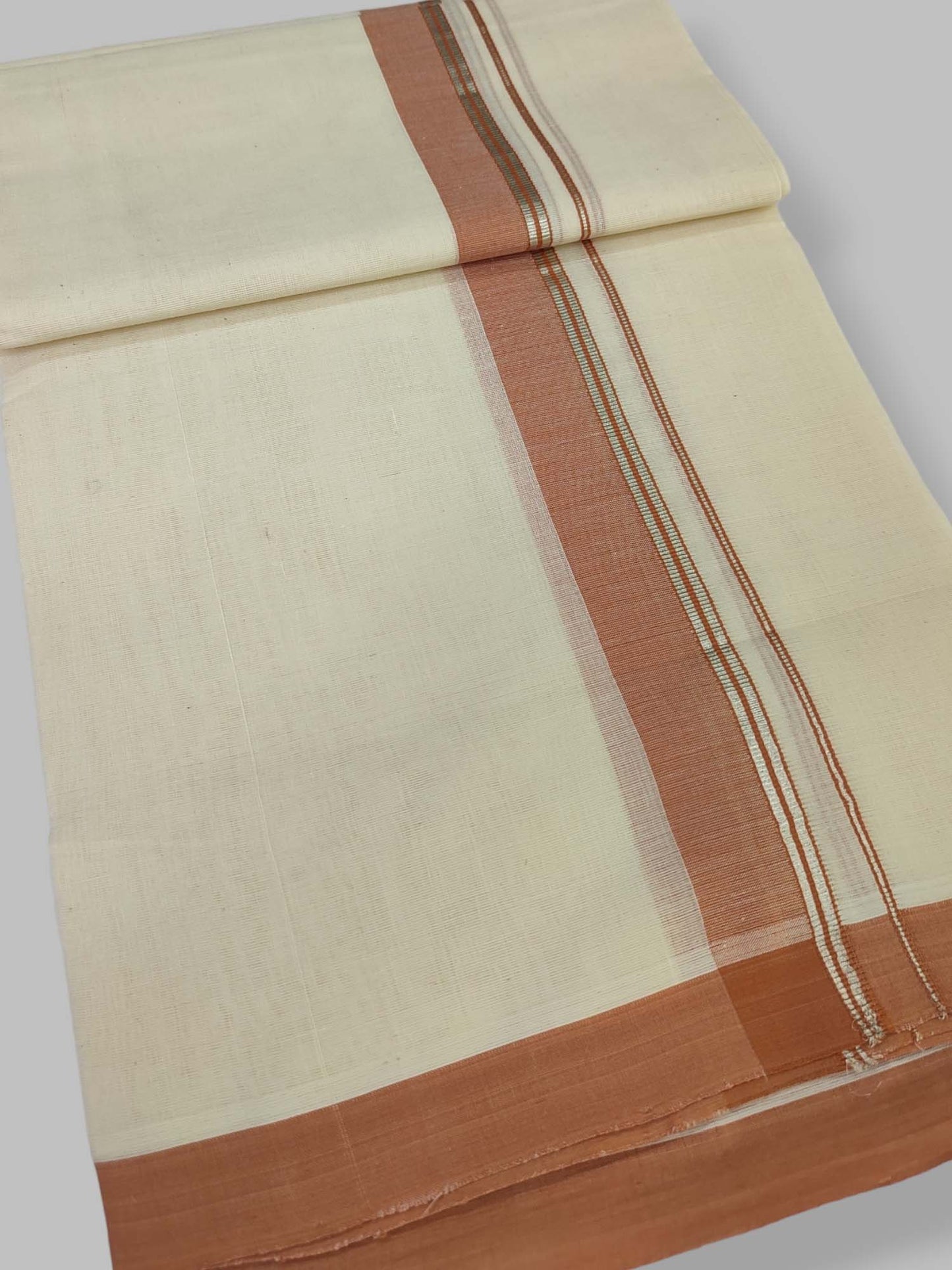 Kerala Balaramapuram Handloom Mundu/Dhoti Pure Cotton
