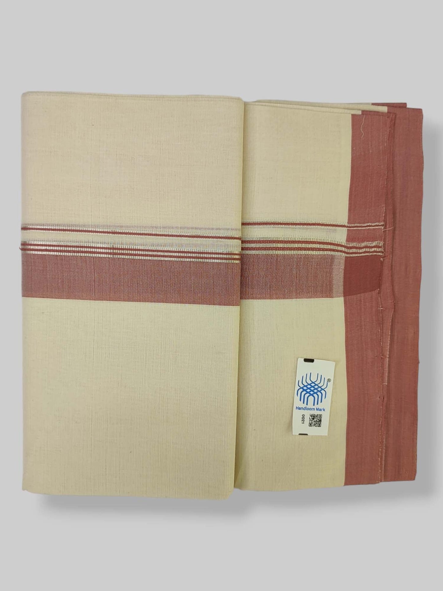 Kerala Balaramapuram Handloom Mundu/Dhoti Pure Cotton
