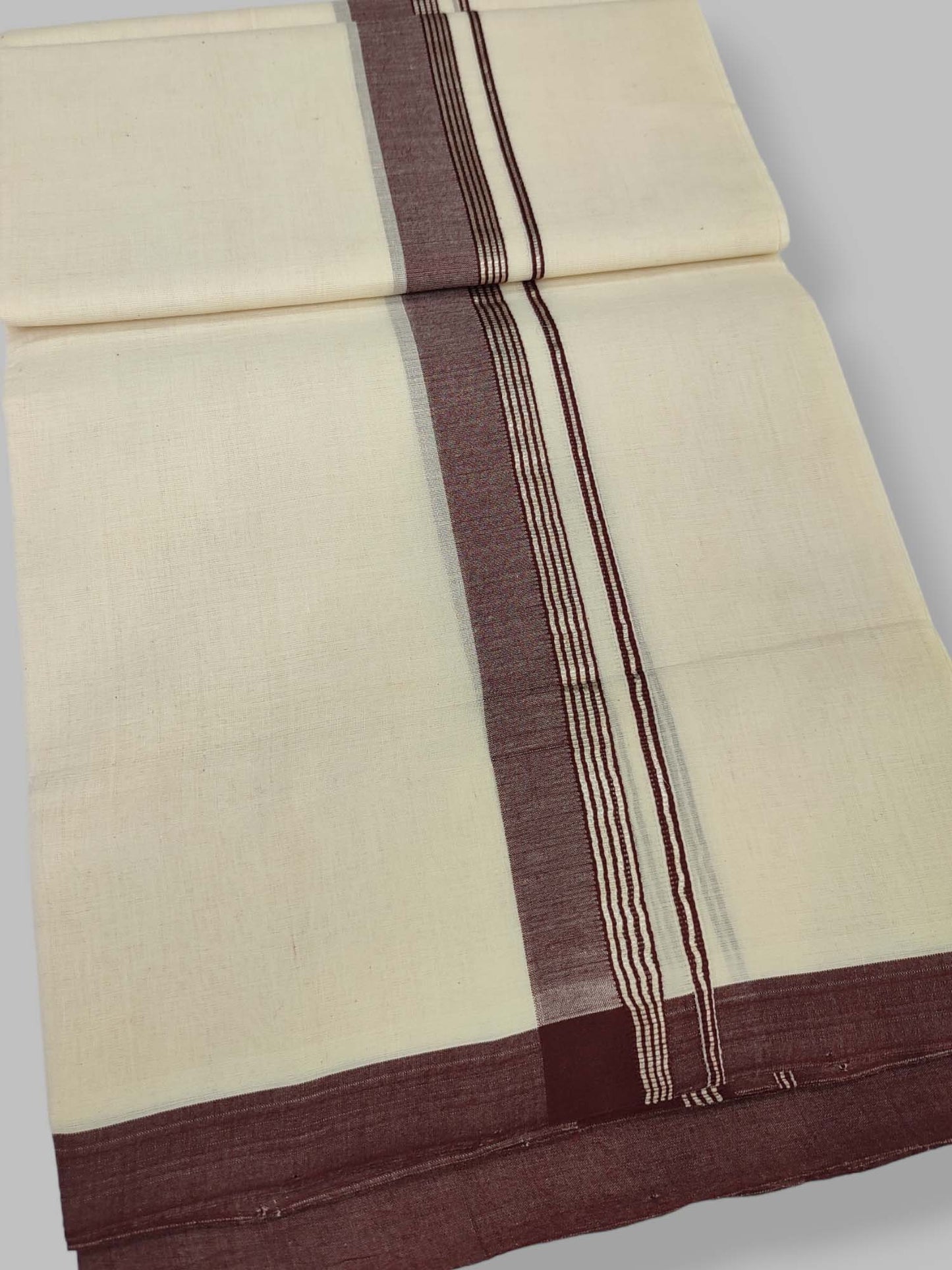 Kerala Balaramapuram Handloom Mundu/Dhoti Pure Cotton