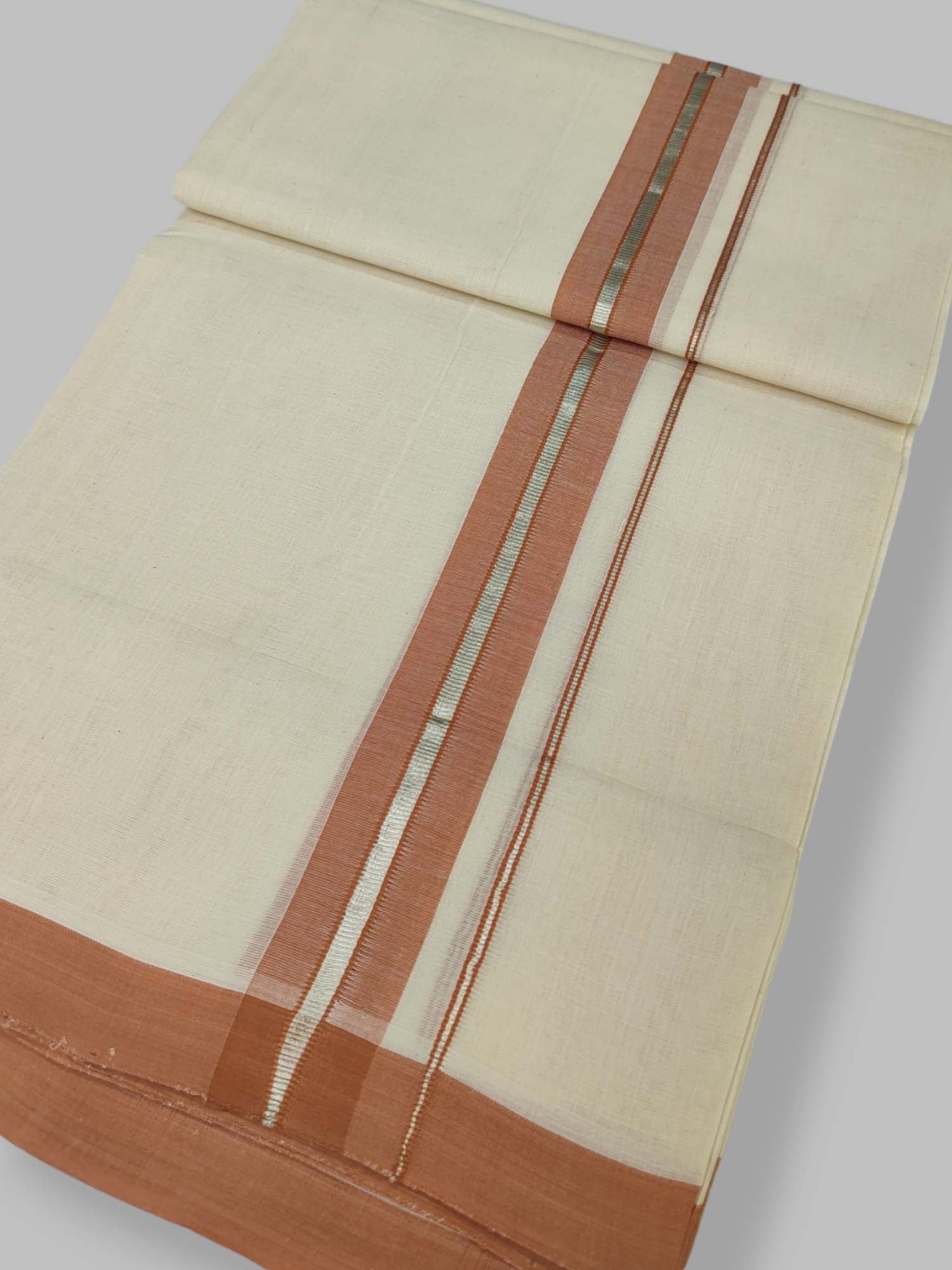 Kerala Balaramapuram Handloom Mundu/Dhoti Pure Cotton