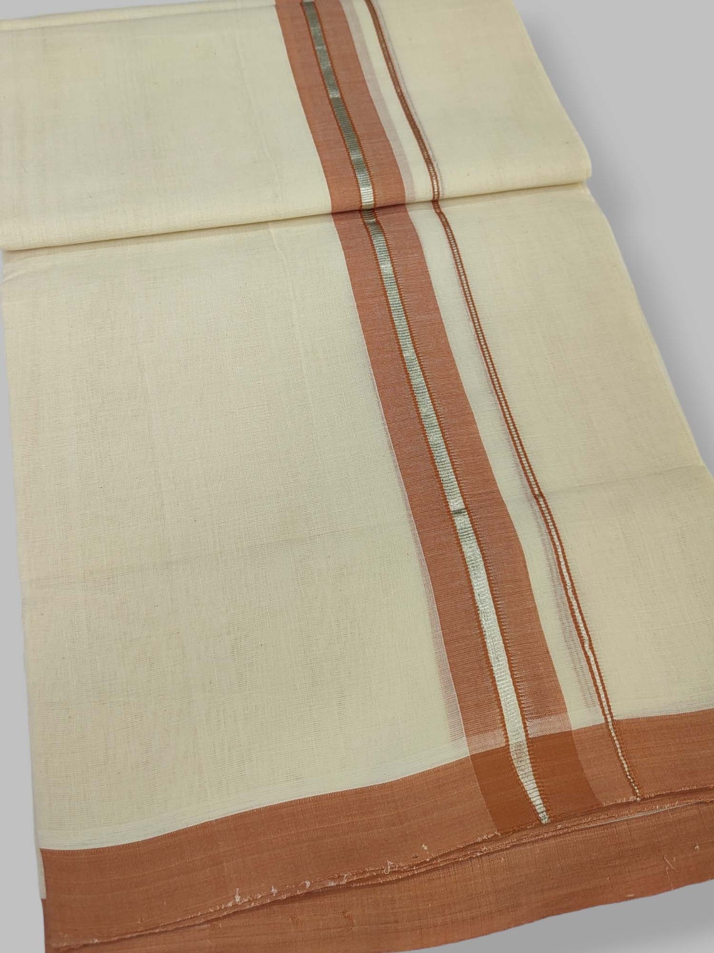 Kerala Balaramapuram Handloom Mundu/Dhoti Pure Cotton