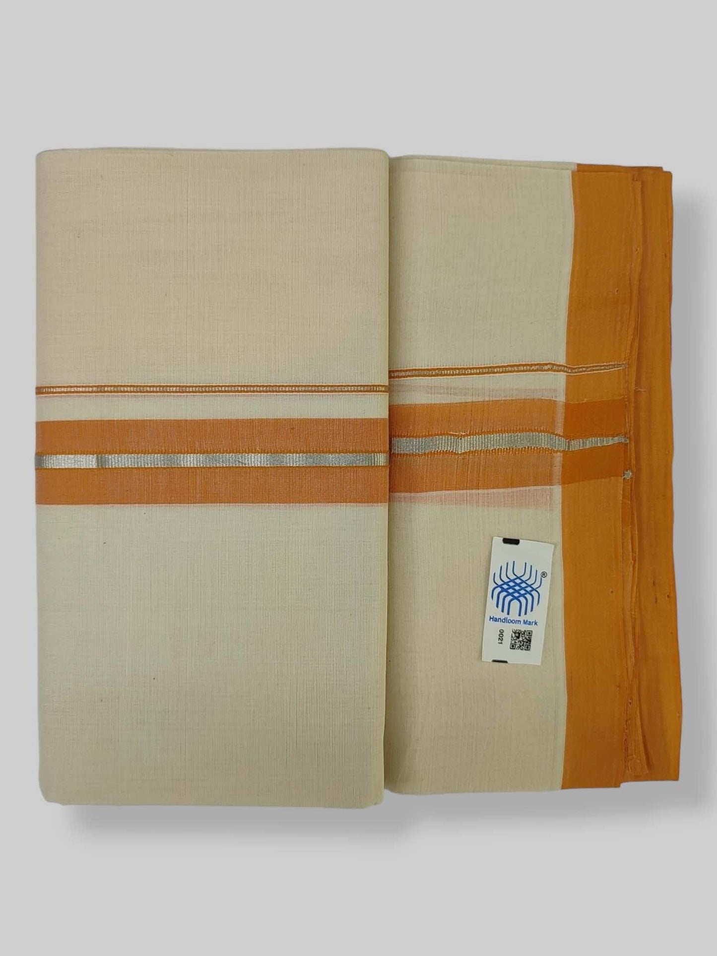 Kerala Balaramapuram Handloom Mundu/Dhoti Pure Cotton