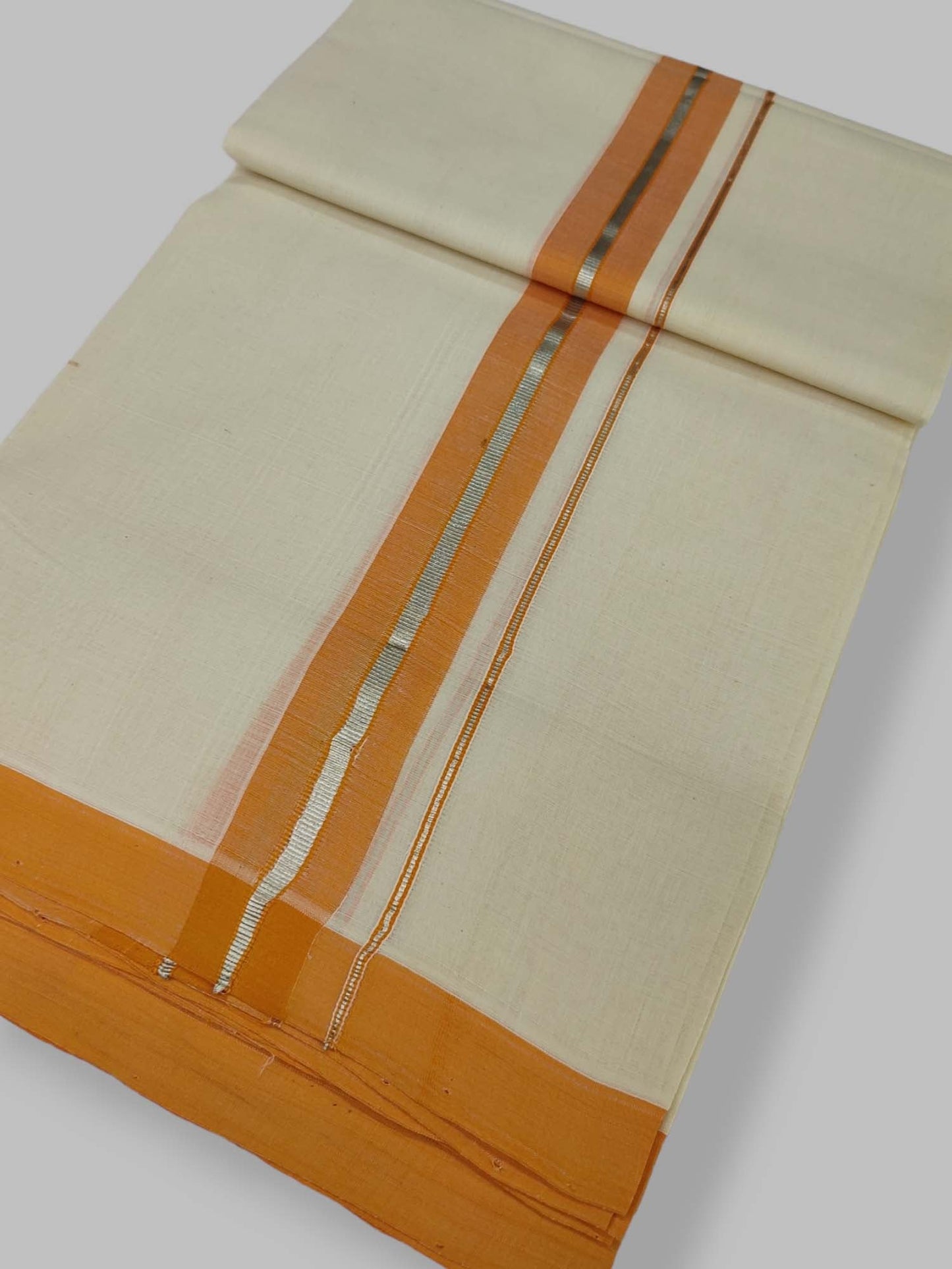 Kerala Balaramapuram Handloom Mundu/Dhoti Pure Cotton