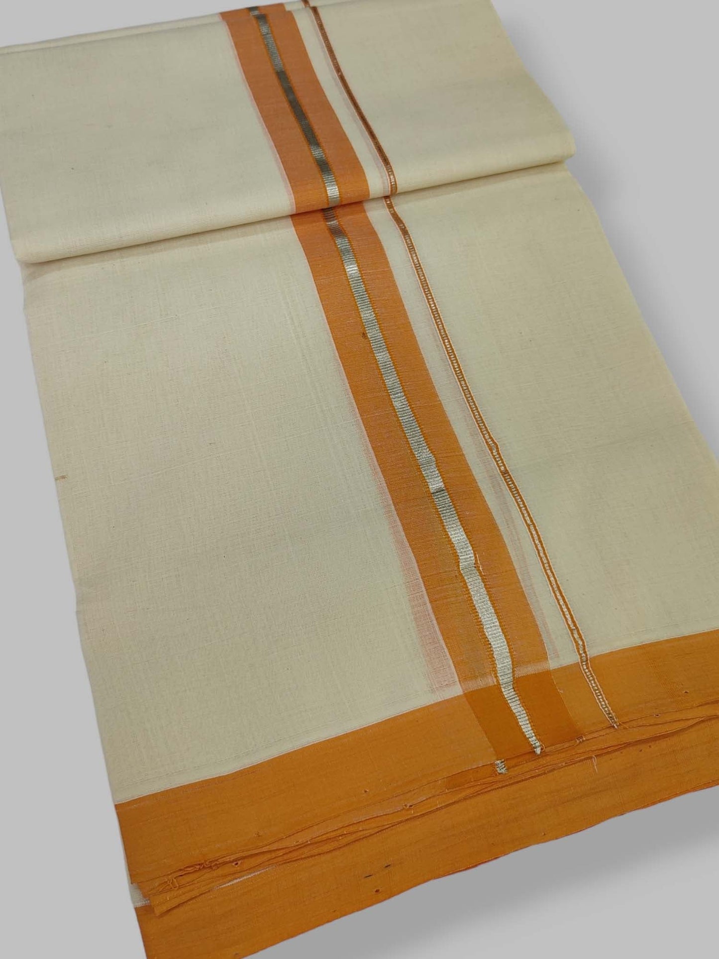 Kerala Balaramapuram Handloom Mundu/Dhoti Pure Cotton