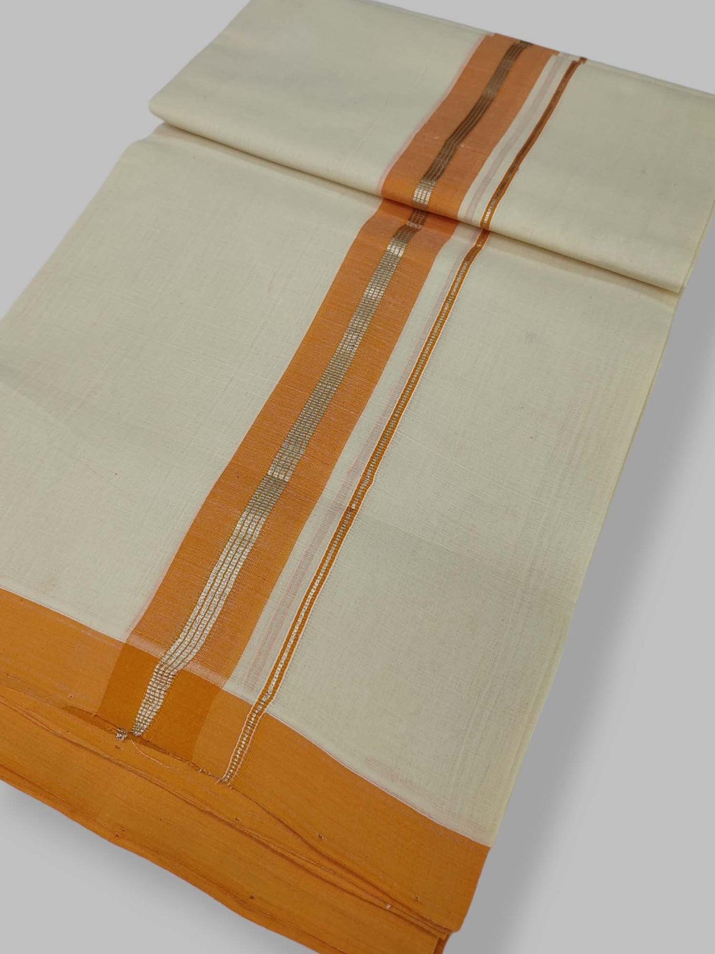 Kerala Balaramapuram Handloom Mundu/Dhoti Pure Cotton