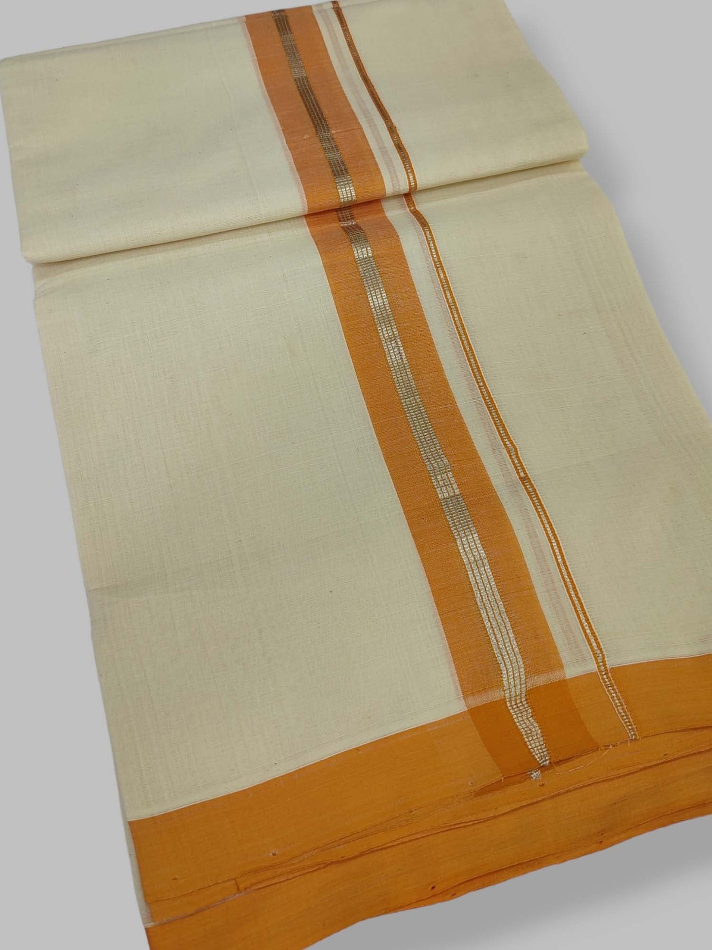 Kerala Balaramapuram Handloom Mundu/Dhoti Pure Cotton