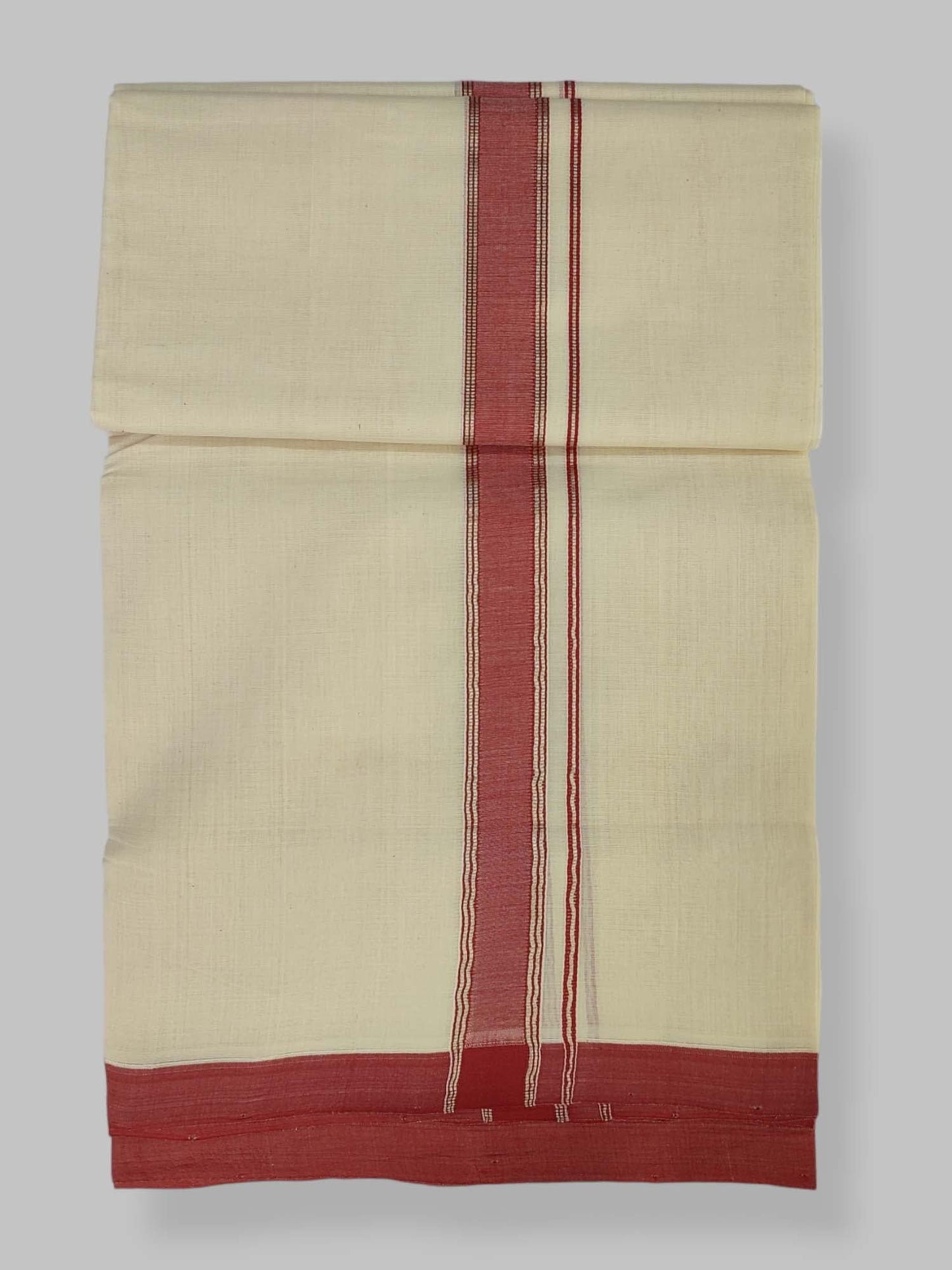 Kerala Balaramapuram Handloom Mundu/Dhoti Pure Cotton