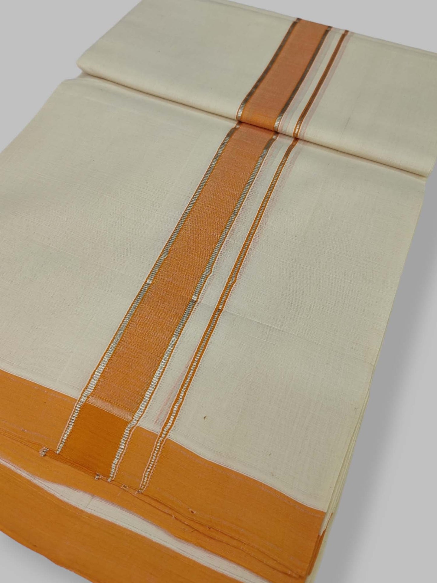 Kerala Balaramapuram Handloom Mundu/Dhoti Pure Cotton