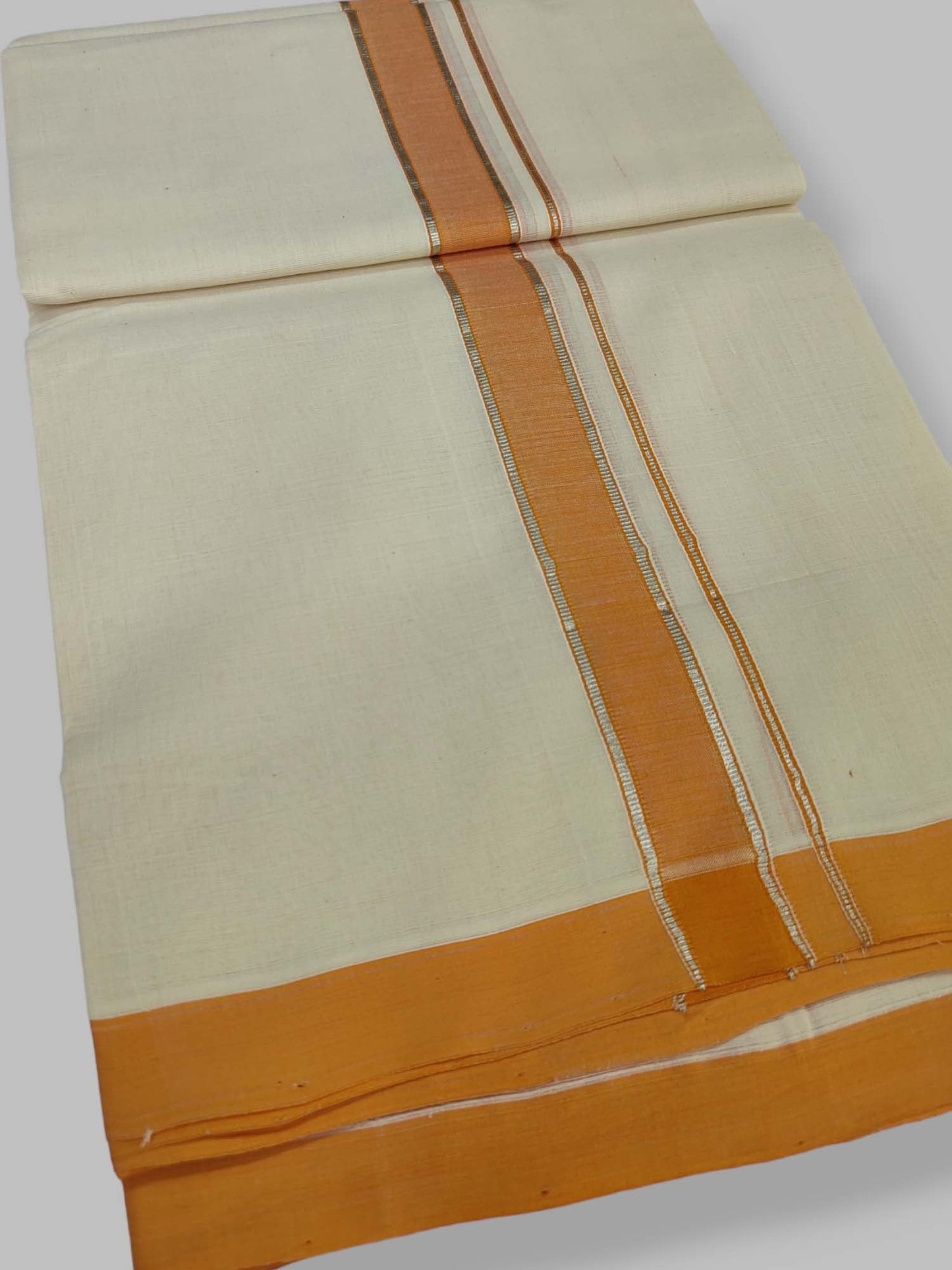 Kerala Balaramapuram Handloom Mundu/Dhoti Pure Cotton