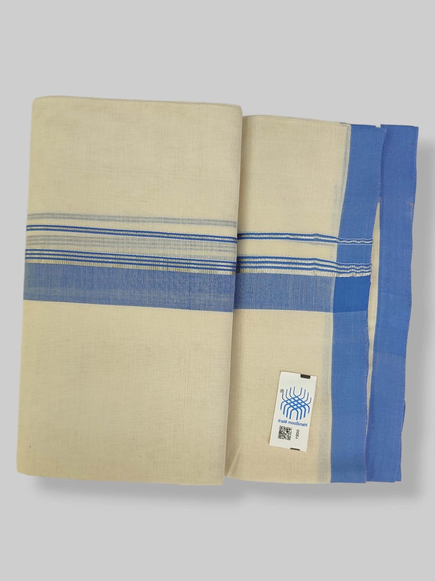 Kerala Balaramapuram Handloom Mundu/Dhoti Pure Cotton