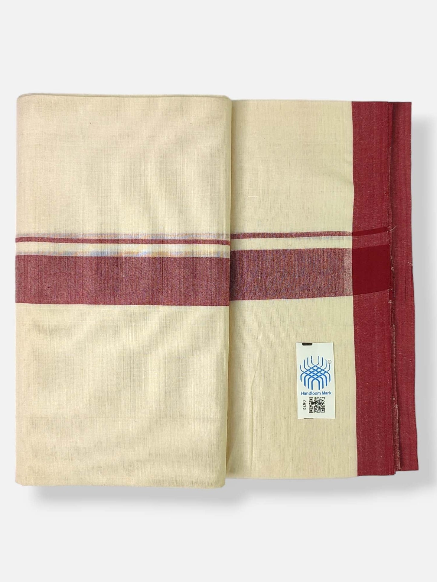 Kerala Balaramapuram Handloom Mundu/Dhoti Pure Cotton