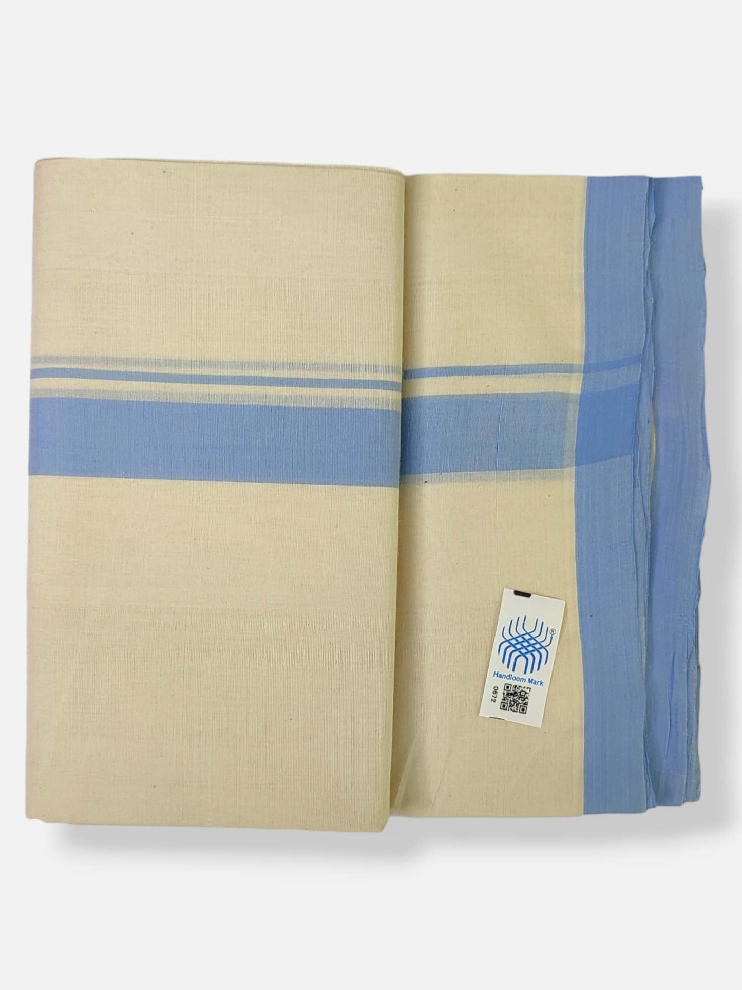Kerala Balaramapuram Handloom Mundu/Dhoti Pure Cotton