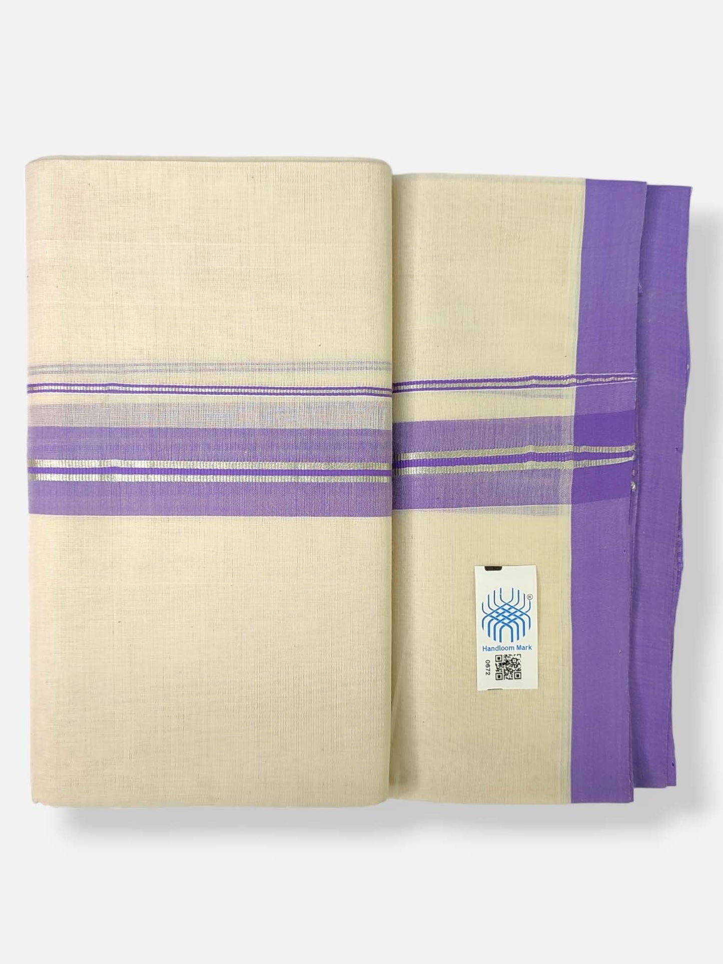 Kerala Balaramapuram Handloom Mundu/Dhoti Pure Cotton