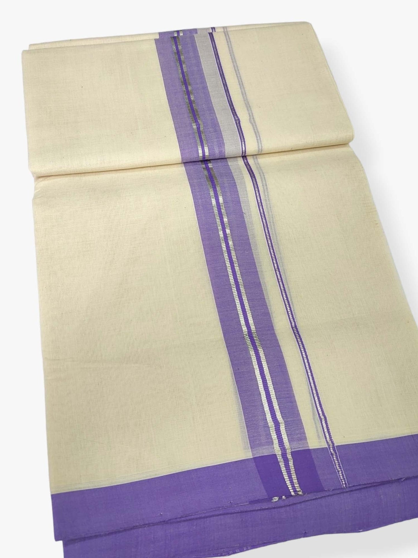 Kerala Balaramapuram Handloom Mundu/Dhoti Pure Cotton