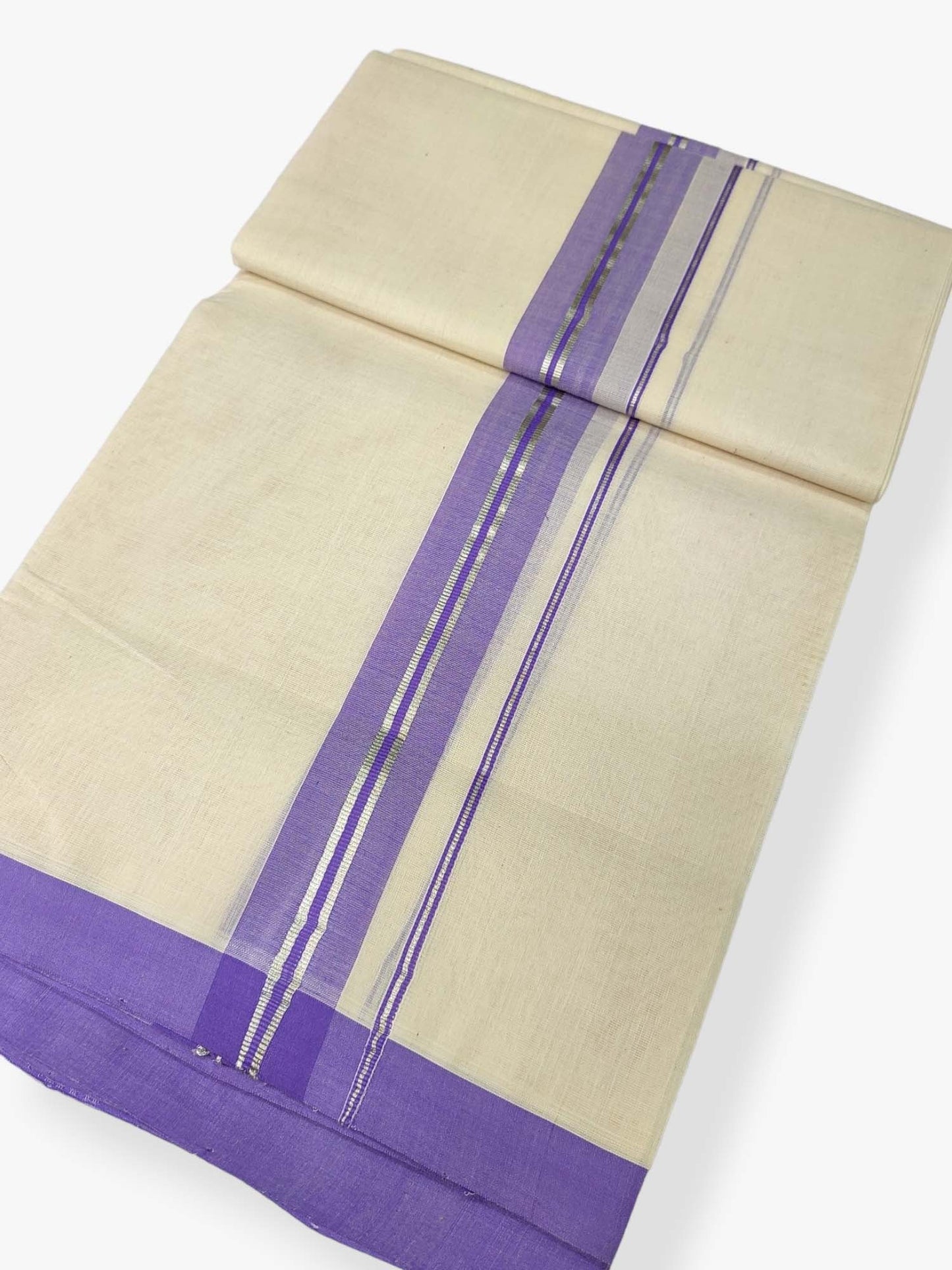 Kerala Balaramapuram Handloom Mundu/Dhoti Pure Cotton