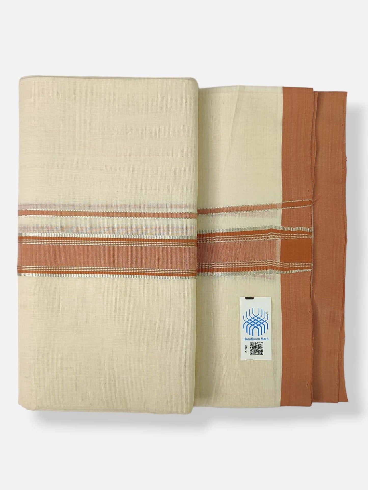 Kerala Balaramapuram Handloom Mundu/Dhoti Pure Cotton