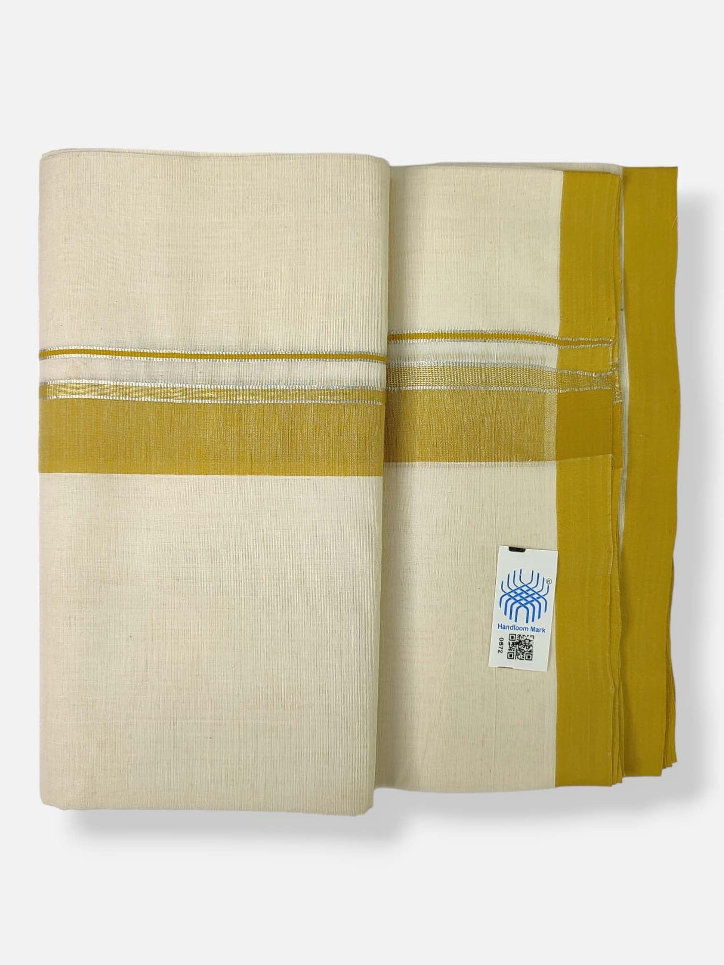 Kerala Balaramapuram Handloom Mundu/Dhoti Pure Cotton