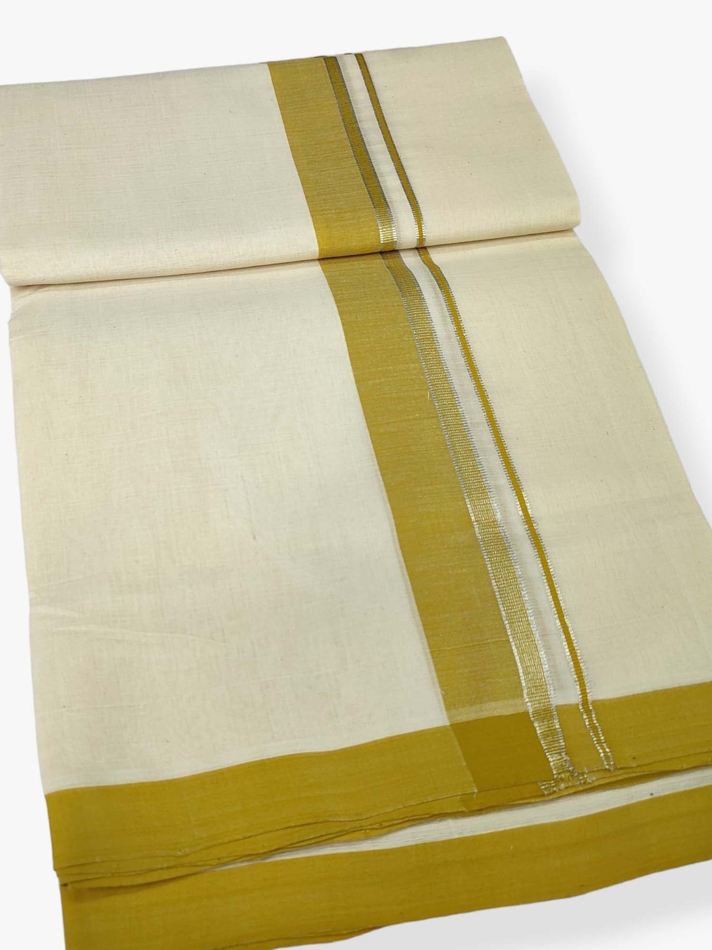 Kerala Balaramapuram Handloom Mundu/Dhoti Pure Cotton